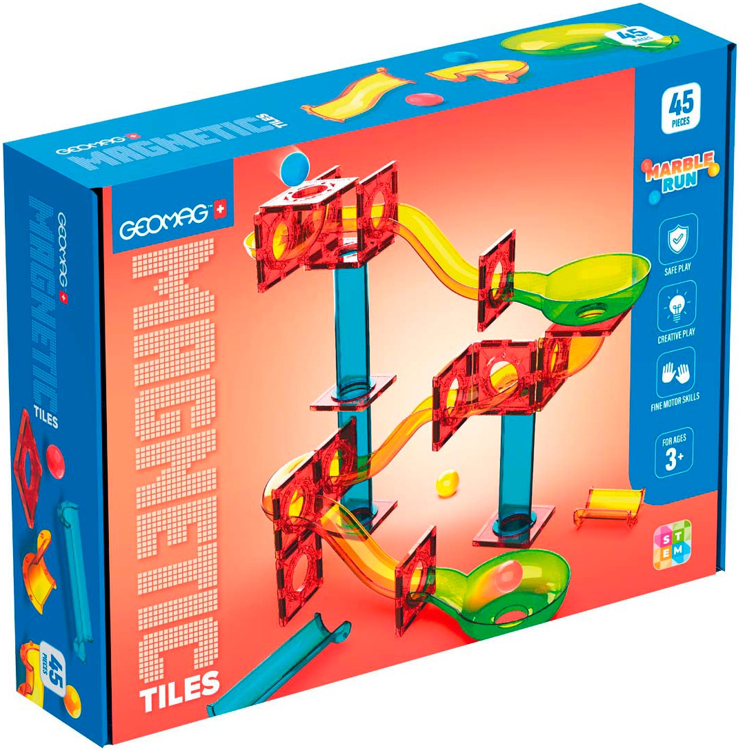 Geomag Magnetspielbausteine »GEOMAG Magnetic Tiles Marble Run«, Größe 0