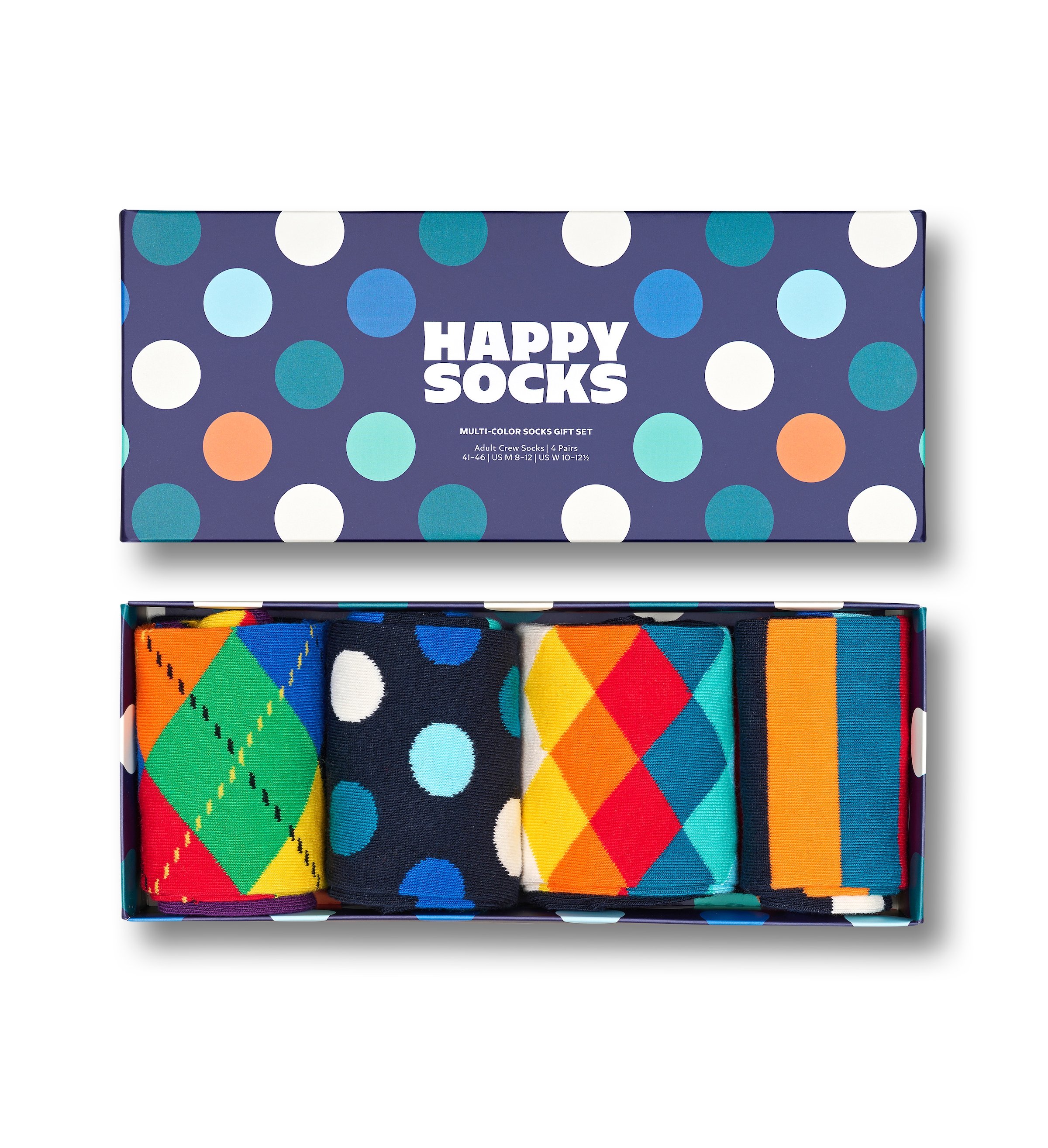 Happy Socks Socken »Multi-Color Socks Gift Set«, (Packung, 4 Paar), Bunte Socken im 4er Pack