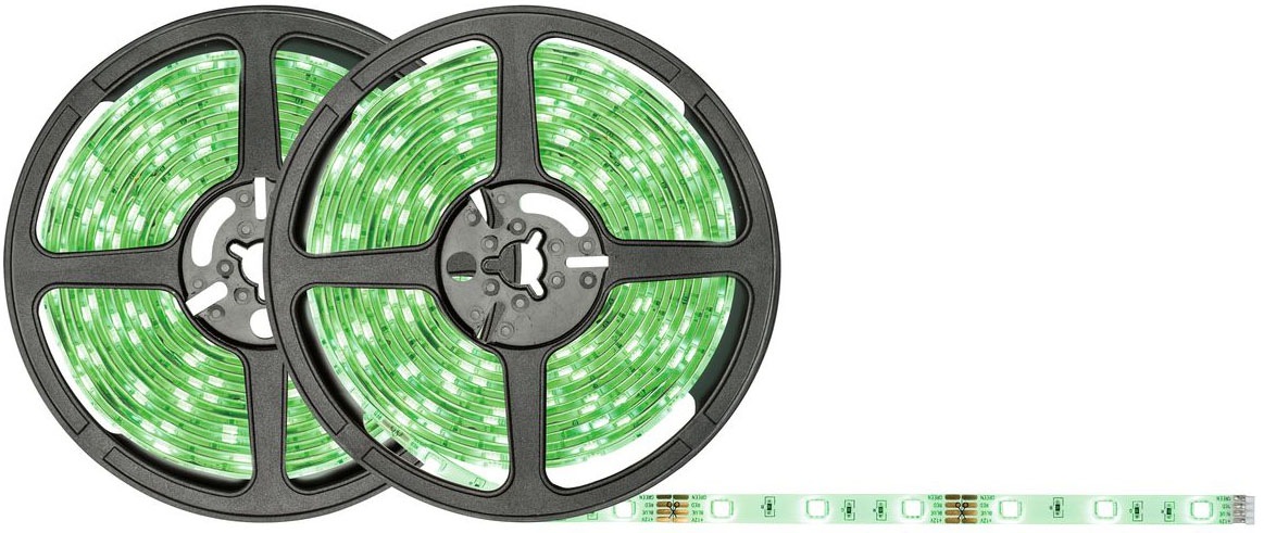 Paulmann LED Stripe »SimpLED 10m RGB bunt dimmbar Set beschichtet 28W«, 1 St.-flammig, mit Fernbedienung, Memoryfunktion