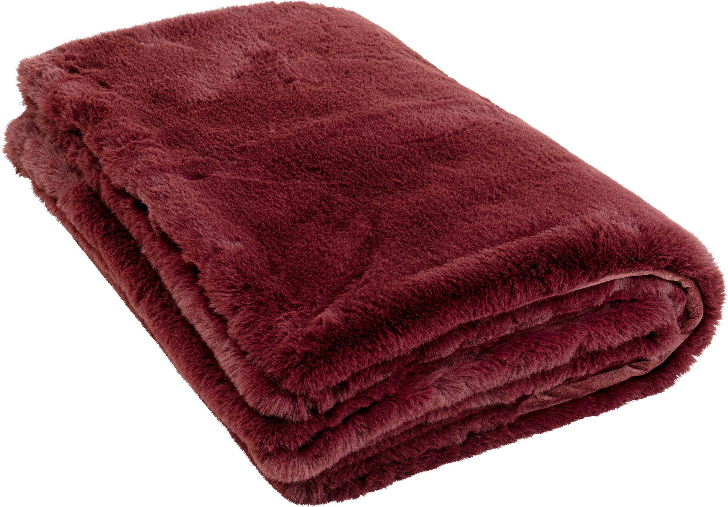 Kare Design Tagesdecke »Wohndecke Mika, Kunstfelldecke, 150x200 cm« flauschig und warm