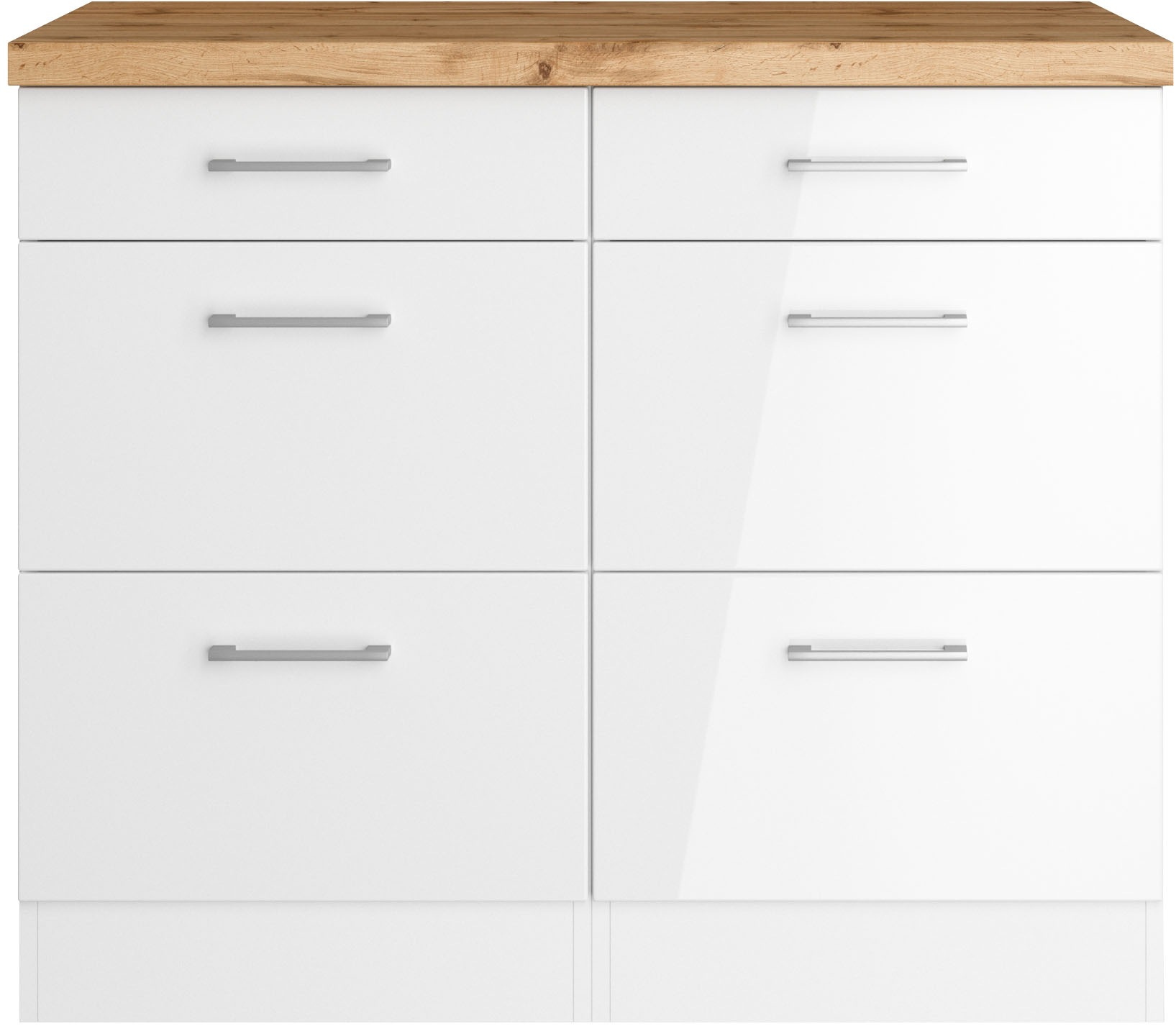 KOCHSTATION Unterschrank »KS-Milan«, Auszugschrank 100 cm, matte oder hochglänzende Fronten