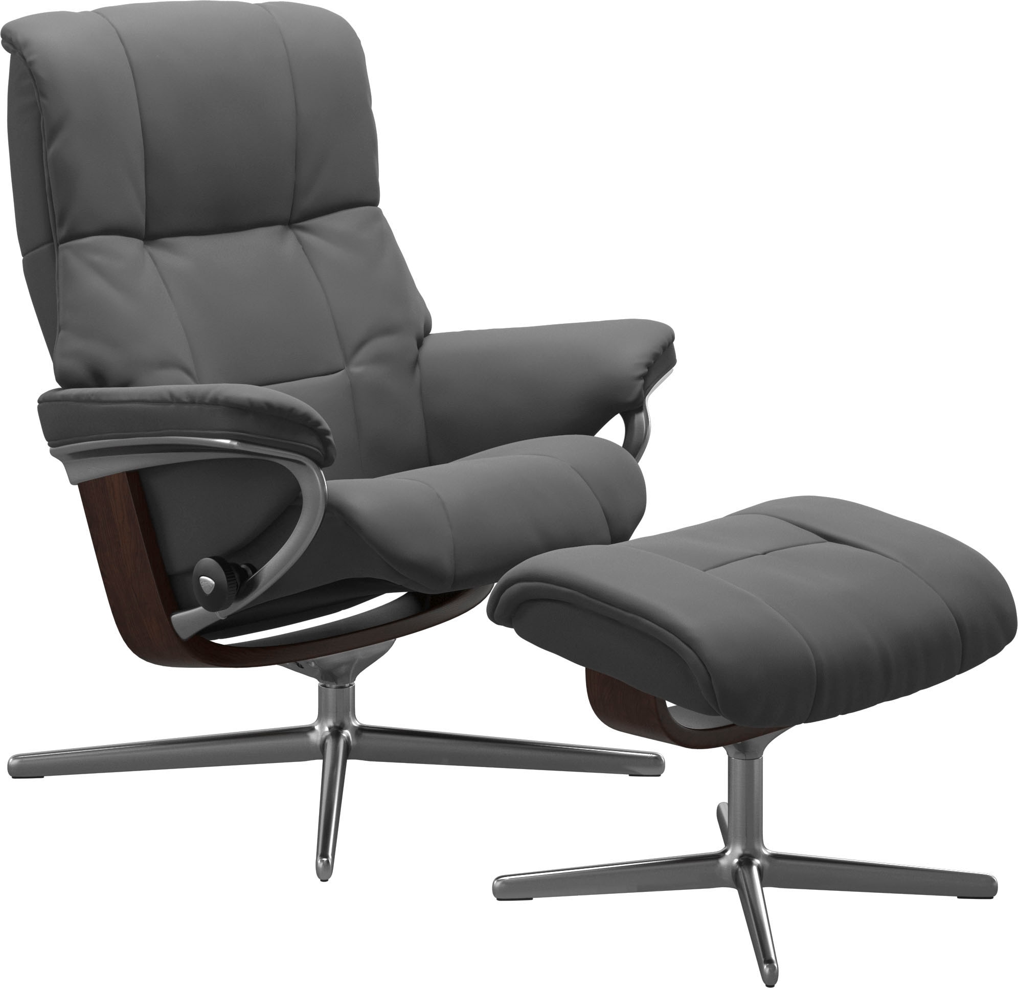 Stressless® Relaxsessel »Mayfair« mit Cross Base, Größe S, M & L, Holzakzent Braun