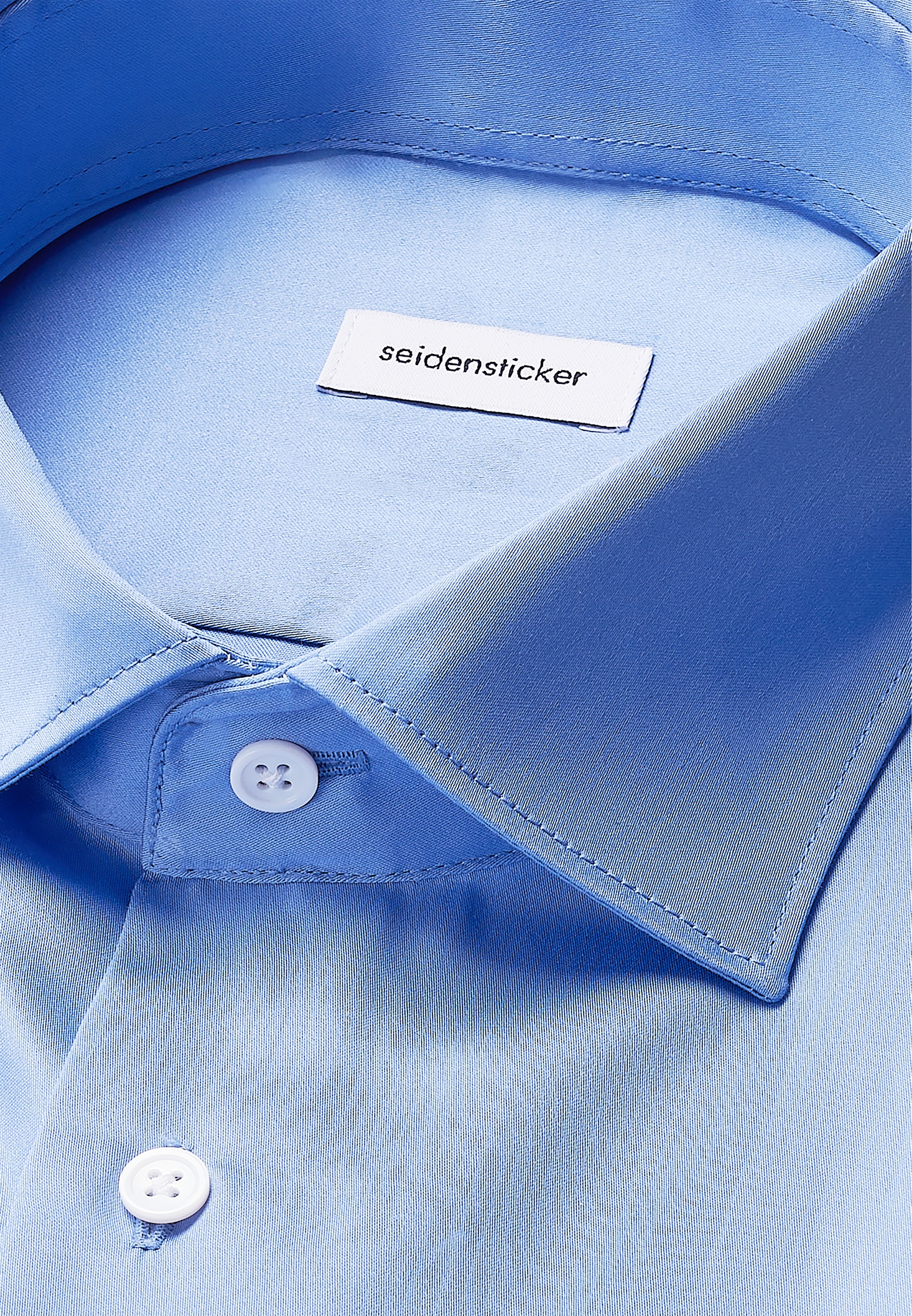 seidensticker Businesshemd »Schwarze Rose«, Slim 1/1 Kentkragen Uni