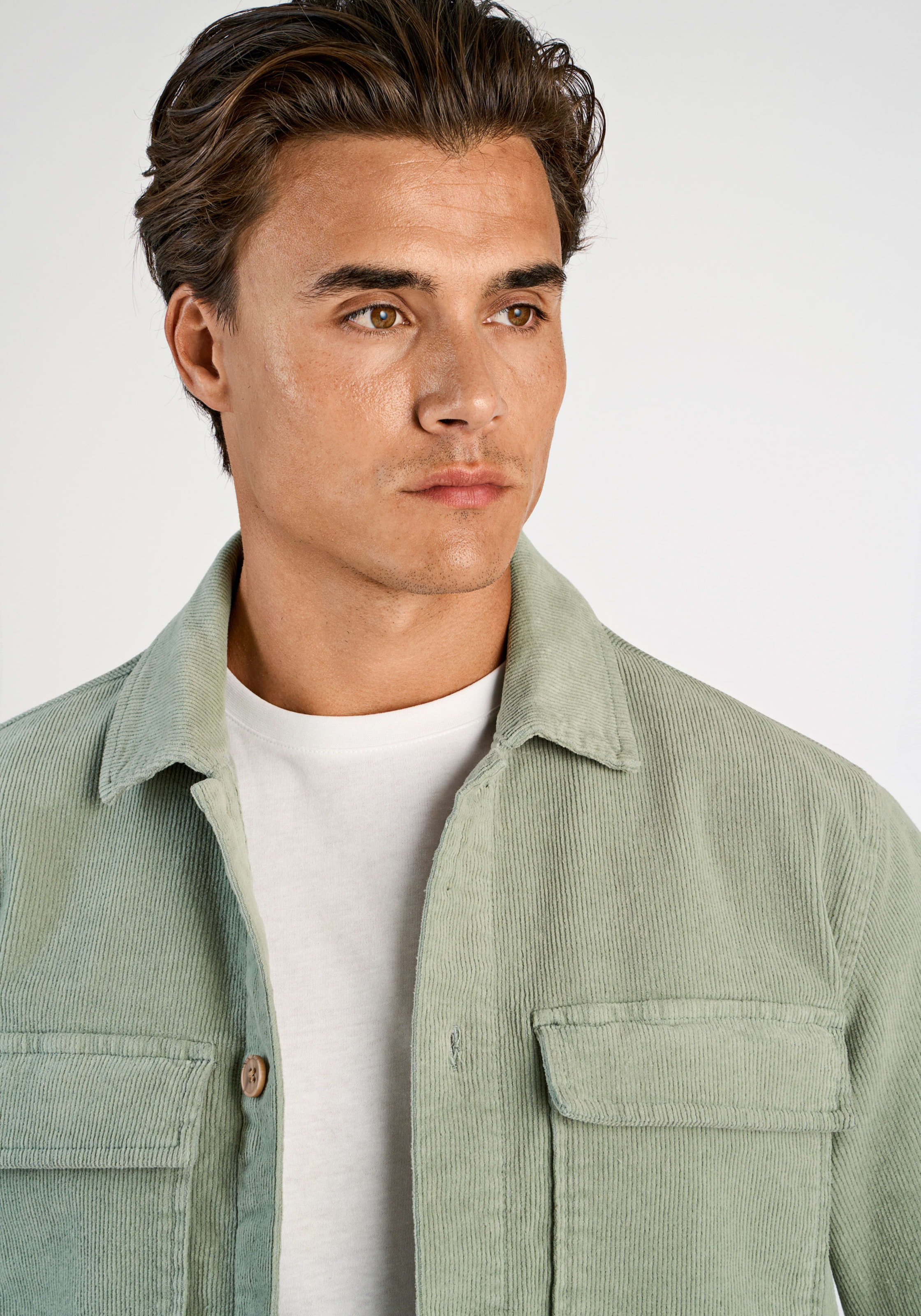 LINDBERGH Cordjacke ohne Kapuze mit Knopfverschluss