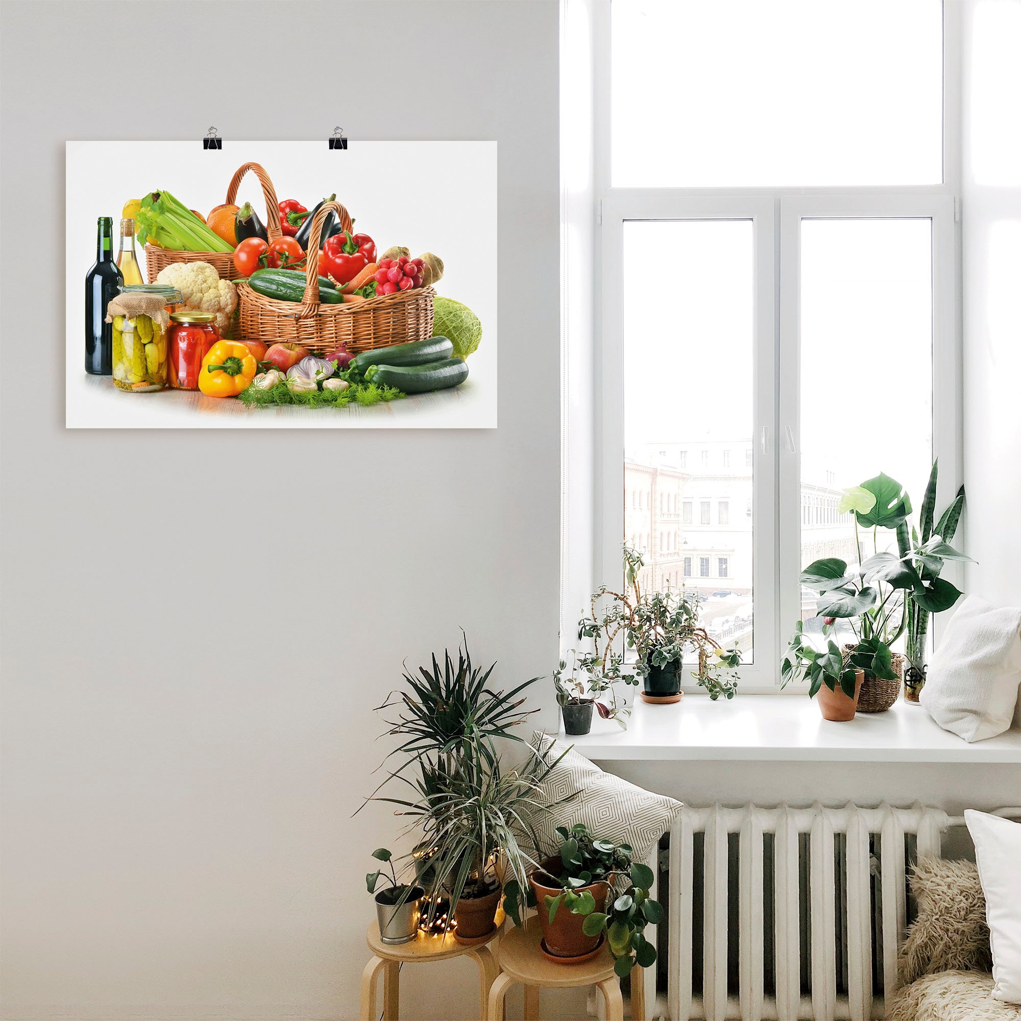 Poster Wandaufkleber OTTO (1 Wandbild Lebensmittel, in »Gemüse als bei Leinwandbild, online oder versch. Größen Artland Stillleben St.), kaufen II«, Alubild,