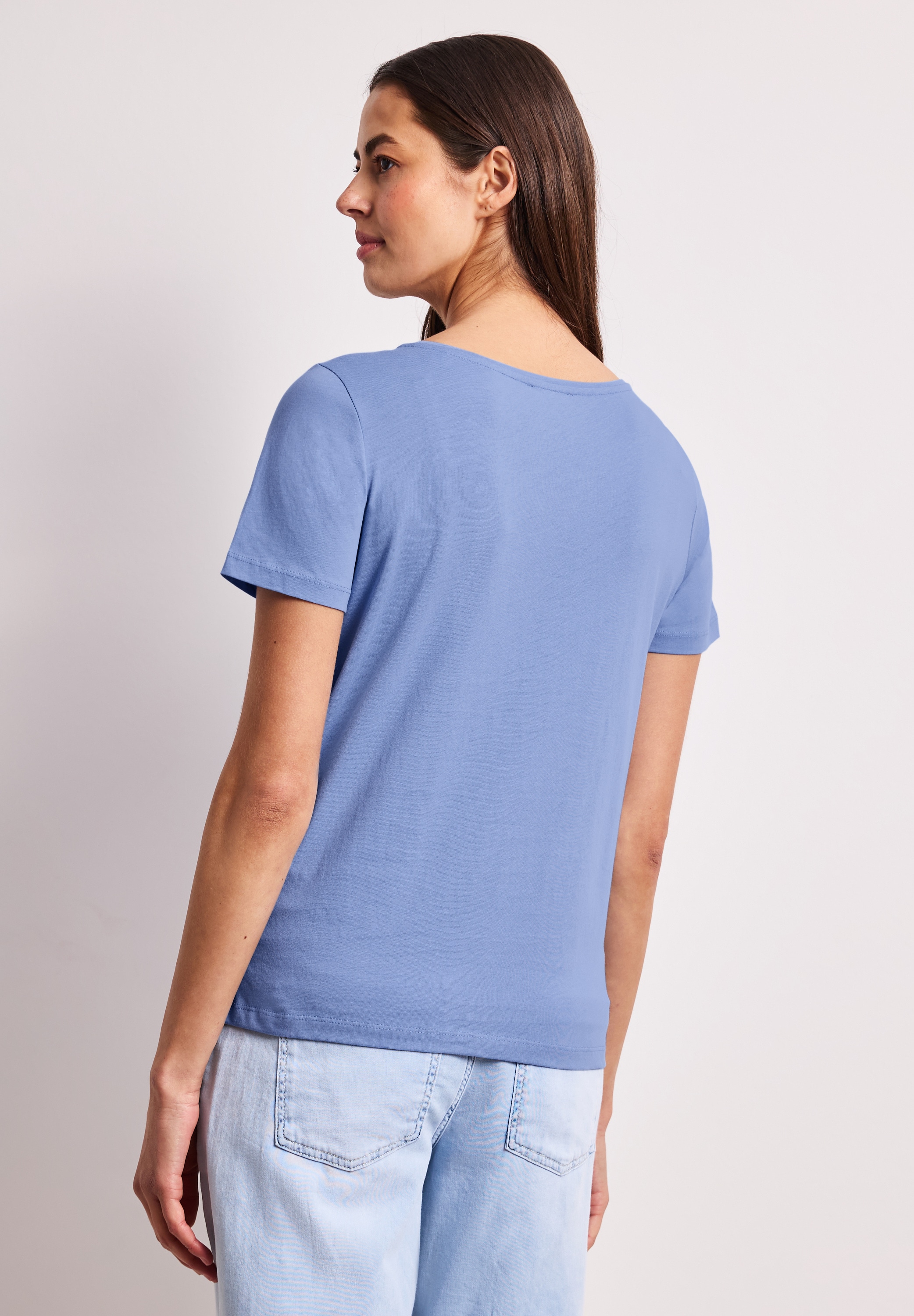 STREET ONE Kurzarmshirt Sommershirt mit Print