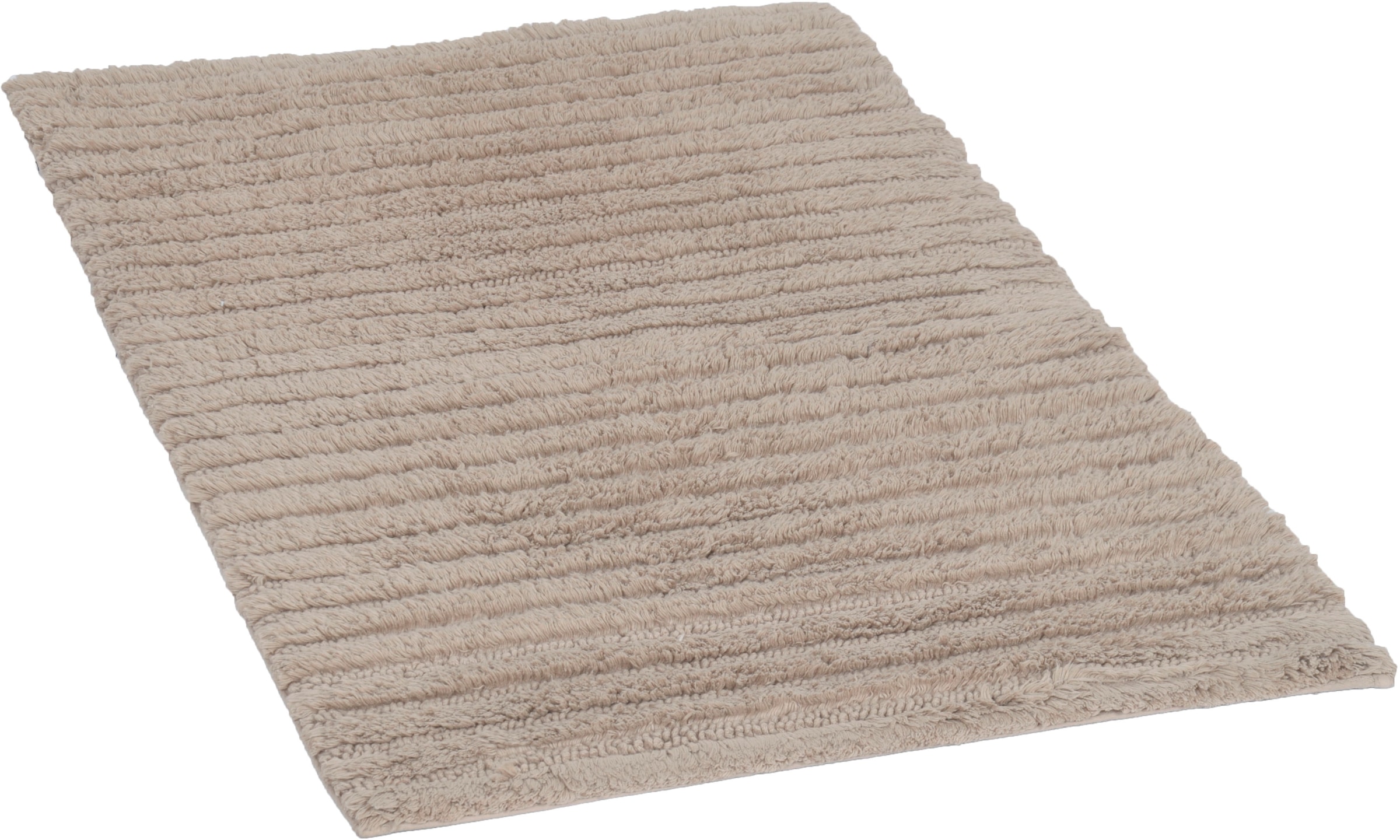 TOM TAILOR HOME Badematte »Cotton Stripes«, Höhe 20 mm, rutschhemmend  beschichtet, fußbodenheizungsgeeignet-strapazierfähig, reine Baumwolle,  besonders weich und flauschig bei OTTO