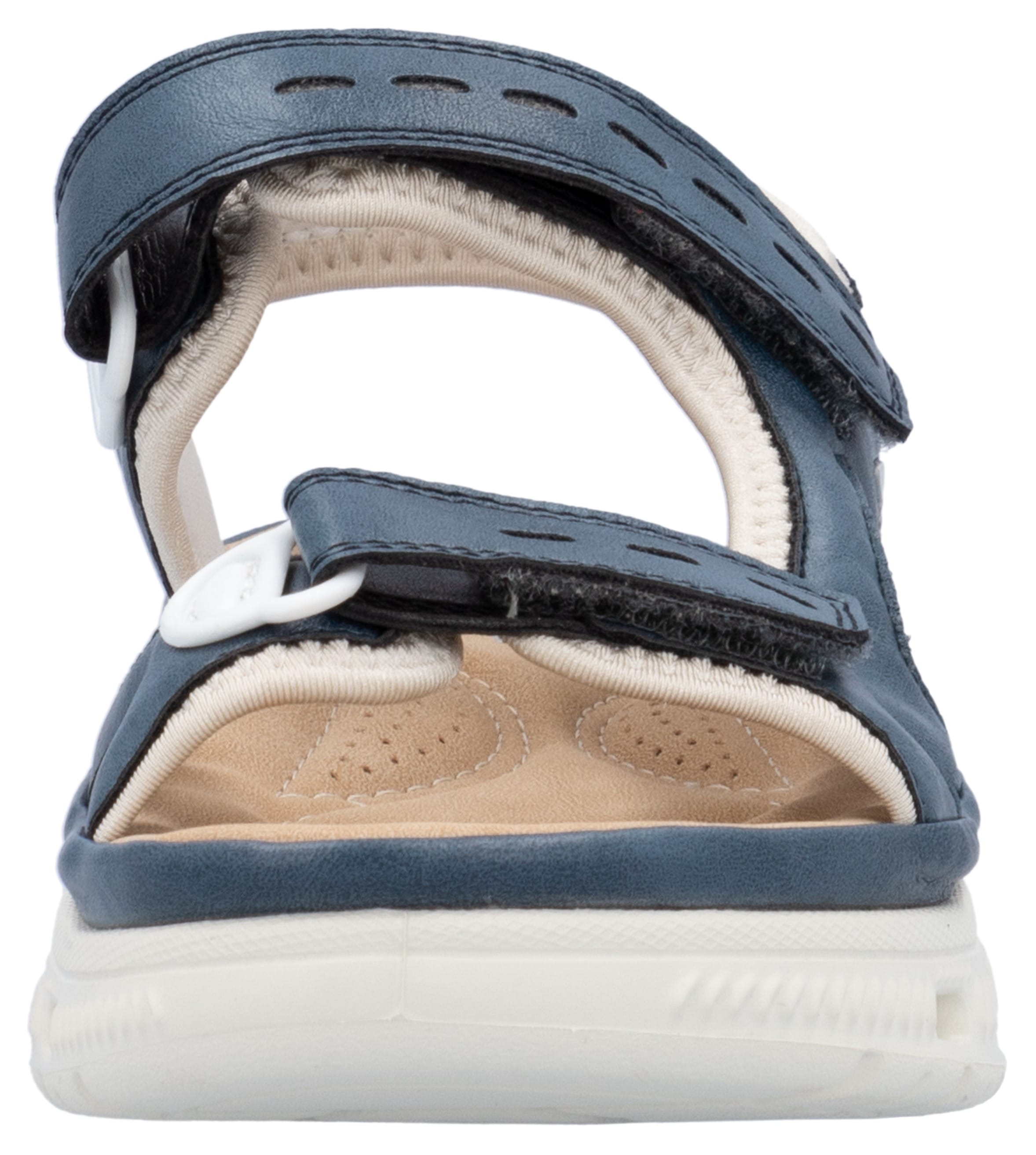 RIEKER Sport Sandale »Outdoorsandale«, Sommerschuh, Sandalette, Plateauabsatz, mit Klettverschlüssen