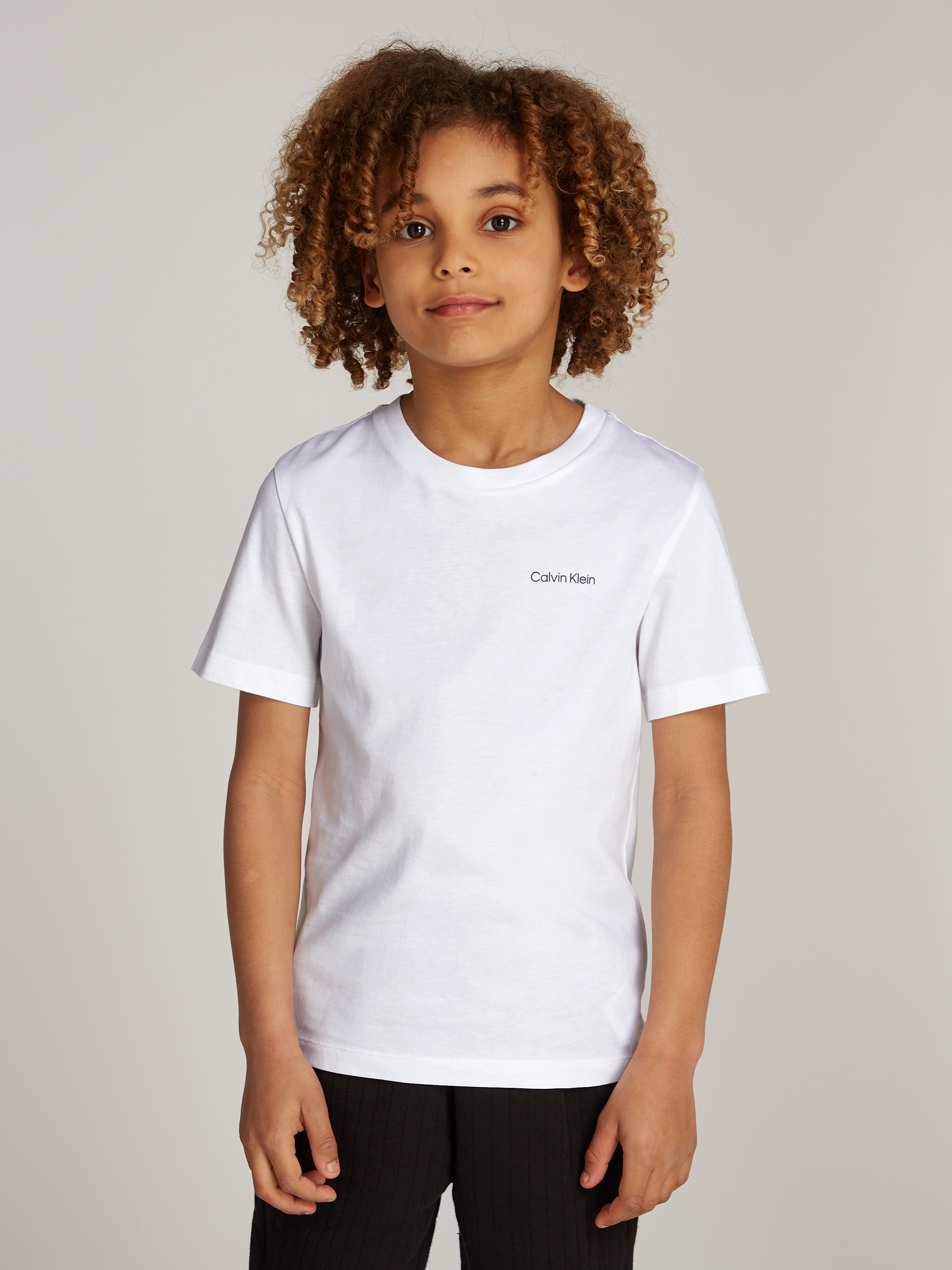 Calvin Klein Jeans T-Shirt »Chest Inst.Logo Ss T-Shirt«, für Kinder bis 16 Jahre und mit Logoschriftzug