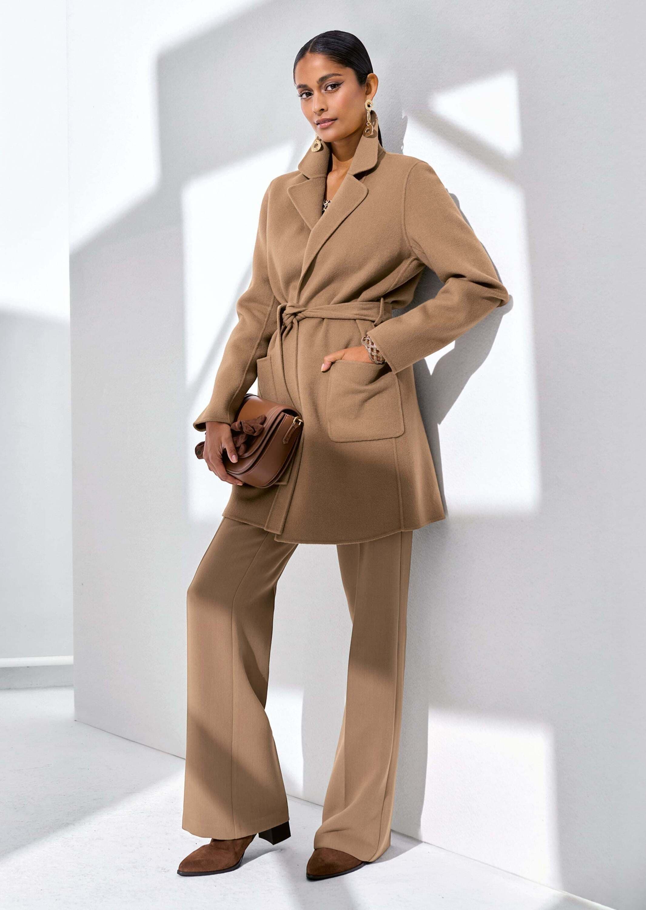 MADELEINE Bügelfaltenhose »Hose Weite Schlupfhose mit Bügelfalten«