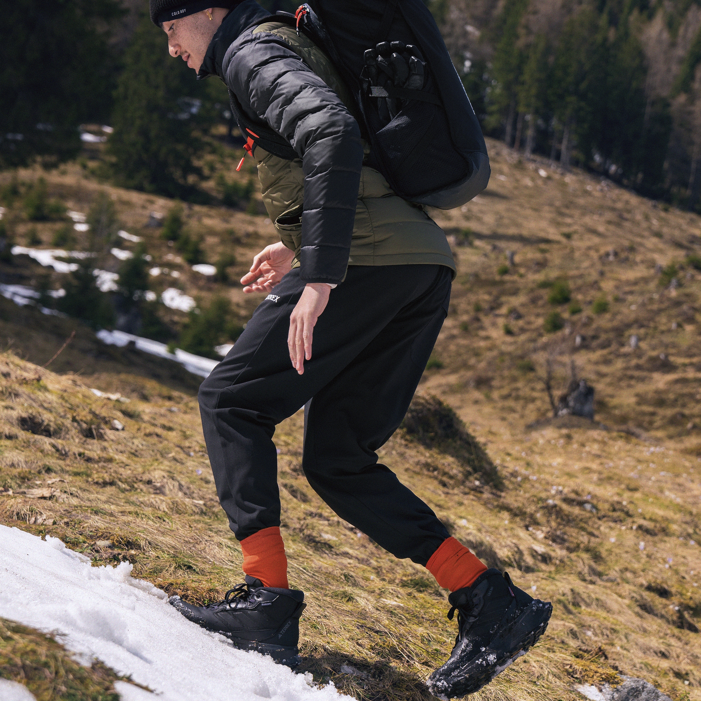 adidas TERREX Winterboots »TERREX WINTER LEATHER MID CUT RAIN.RDY COLD.RDY«, Snowboots, Winterstiefel, Winterschuhe, wasserdicht und gefüttert