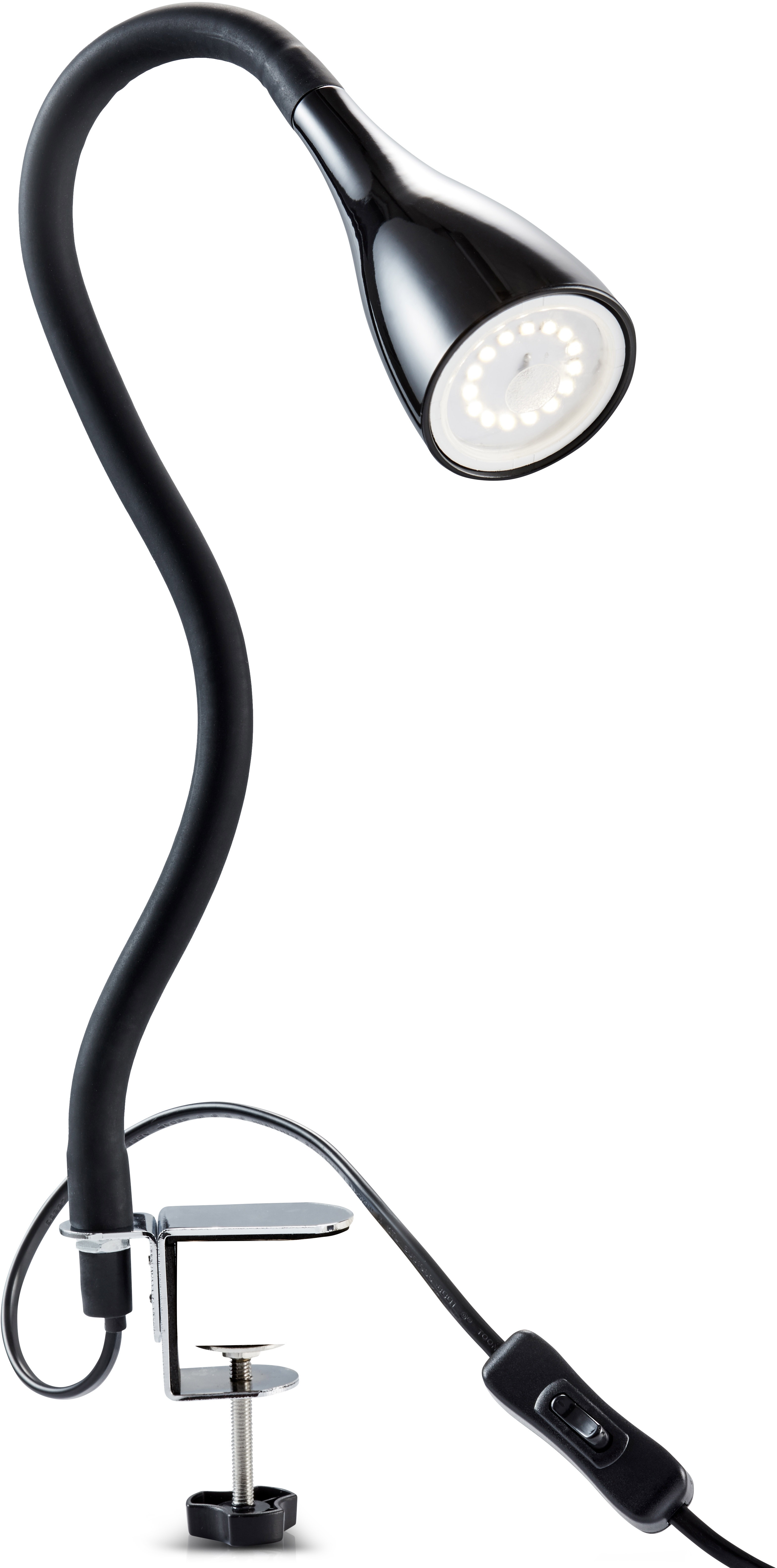 B.K.Licht Klemmleuchte »BK_KL1079 LED Tischleuchte in schwarz, Größe Höhe: 60 cm