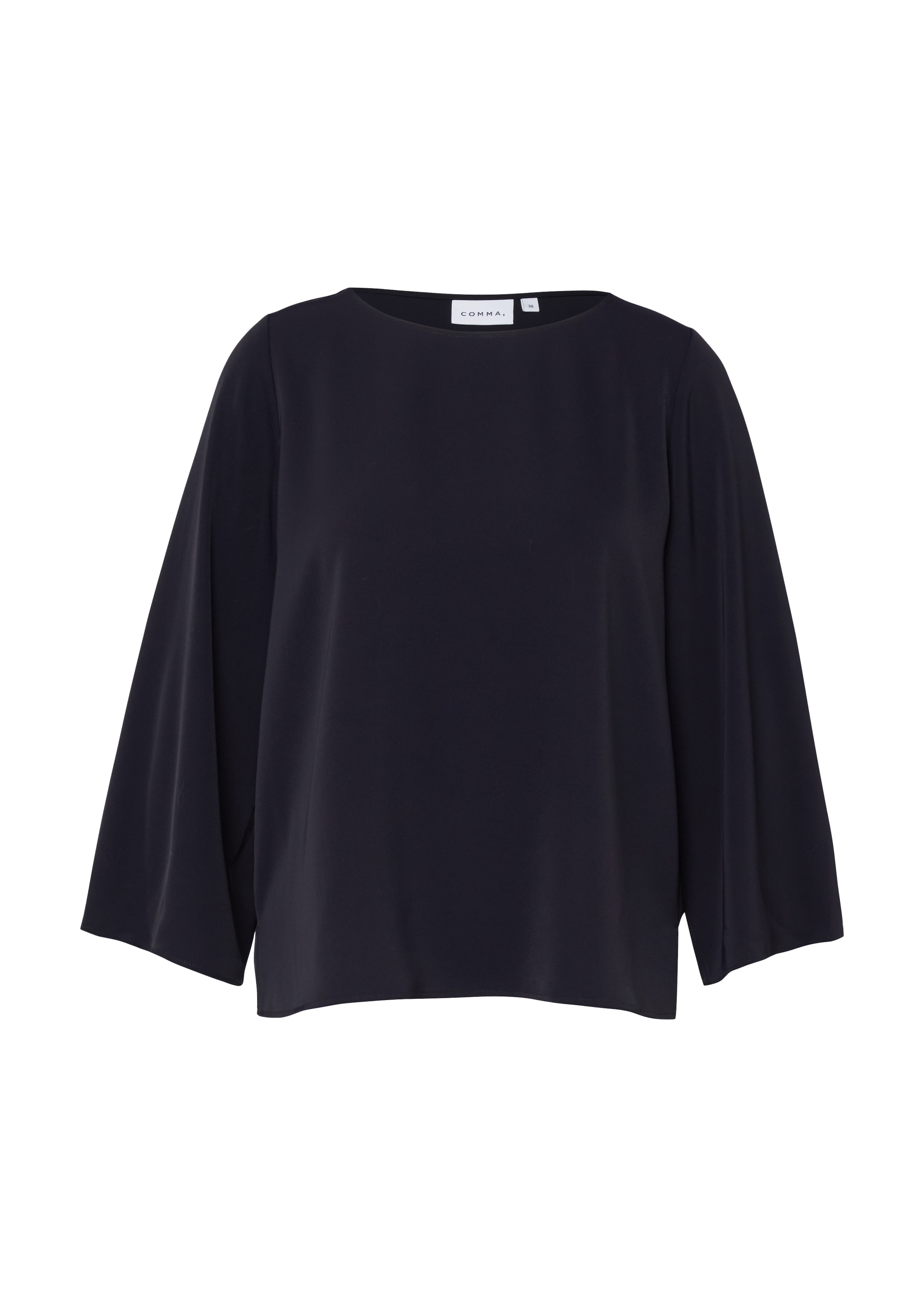 Comma Shirtbluse Sommerbluse 3/4-Arm mit weiten Ärmeln