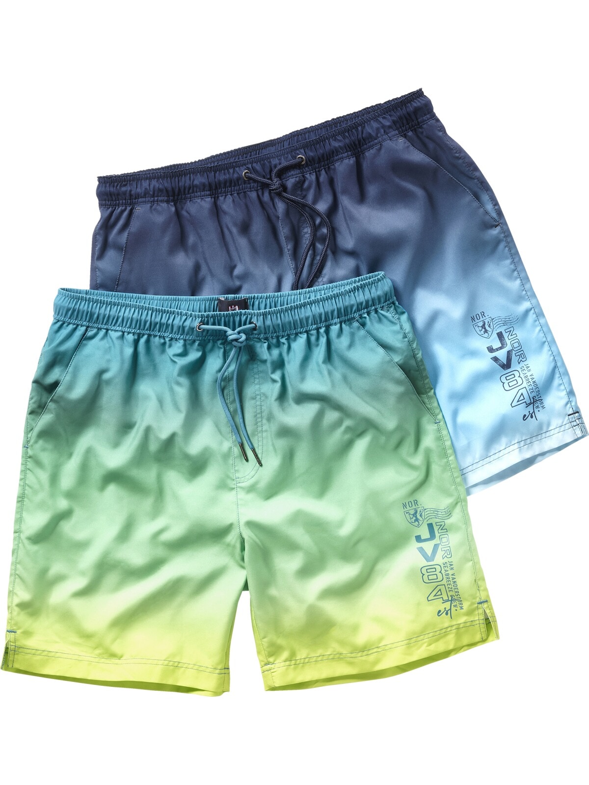 Jan Vanderstorm Badeshorts »Badeshorts WERENFRIED«, (1 St.), im Farbverlauf mit Taschen