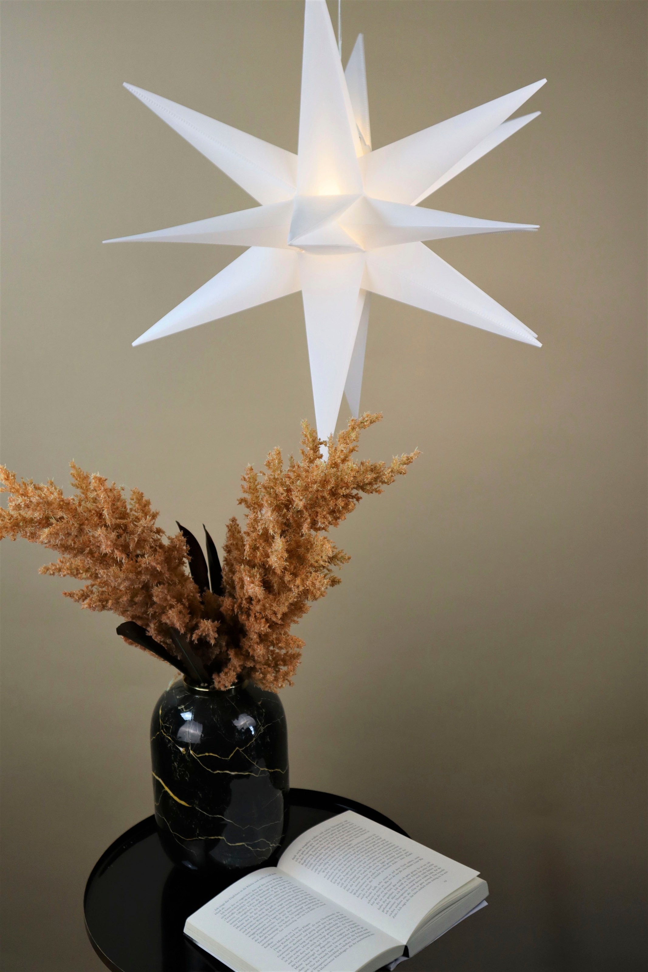 AM Design LED Stern »Weihnachtsstern, Weihnachtsdeko«, 40 flammig-flammig,  batteriebetrieben, Ø 60 cm bei OTTO
