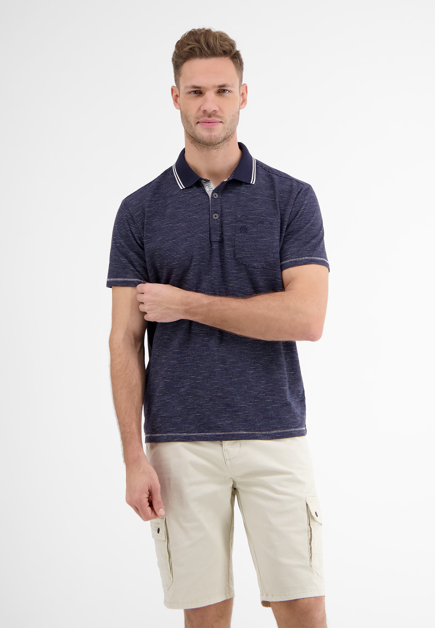 LERROS Poloshirt »Poloshirt mit Finelinerstreifen«