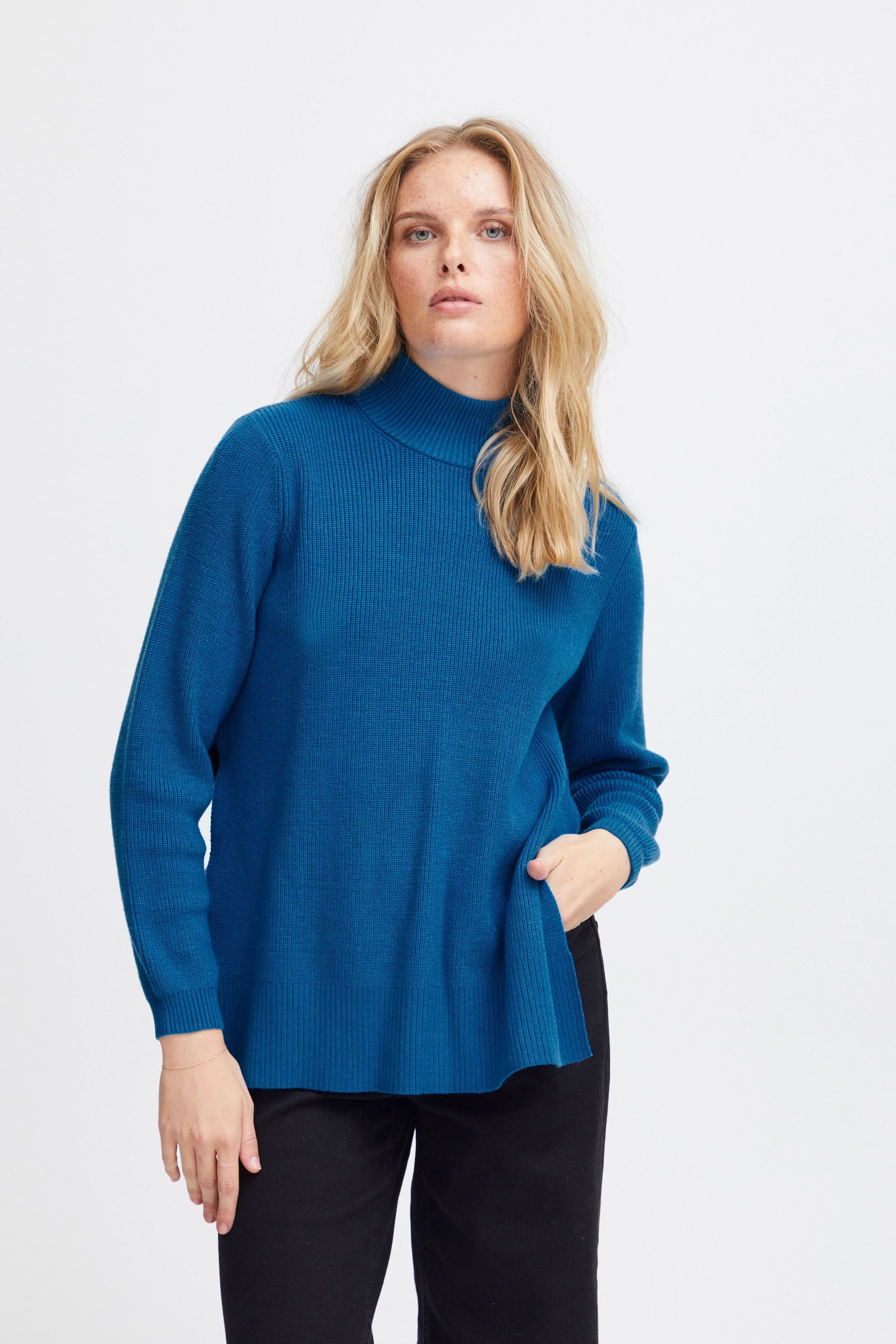 Ichi Strickfleece-Pullover »Strickpullover IHBoston«