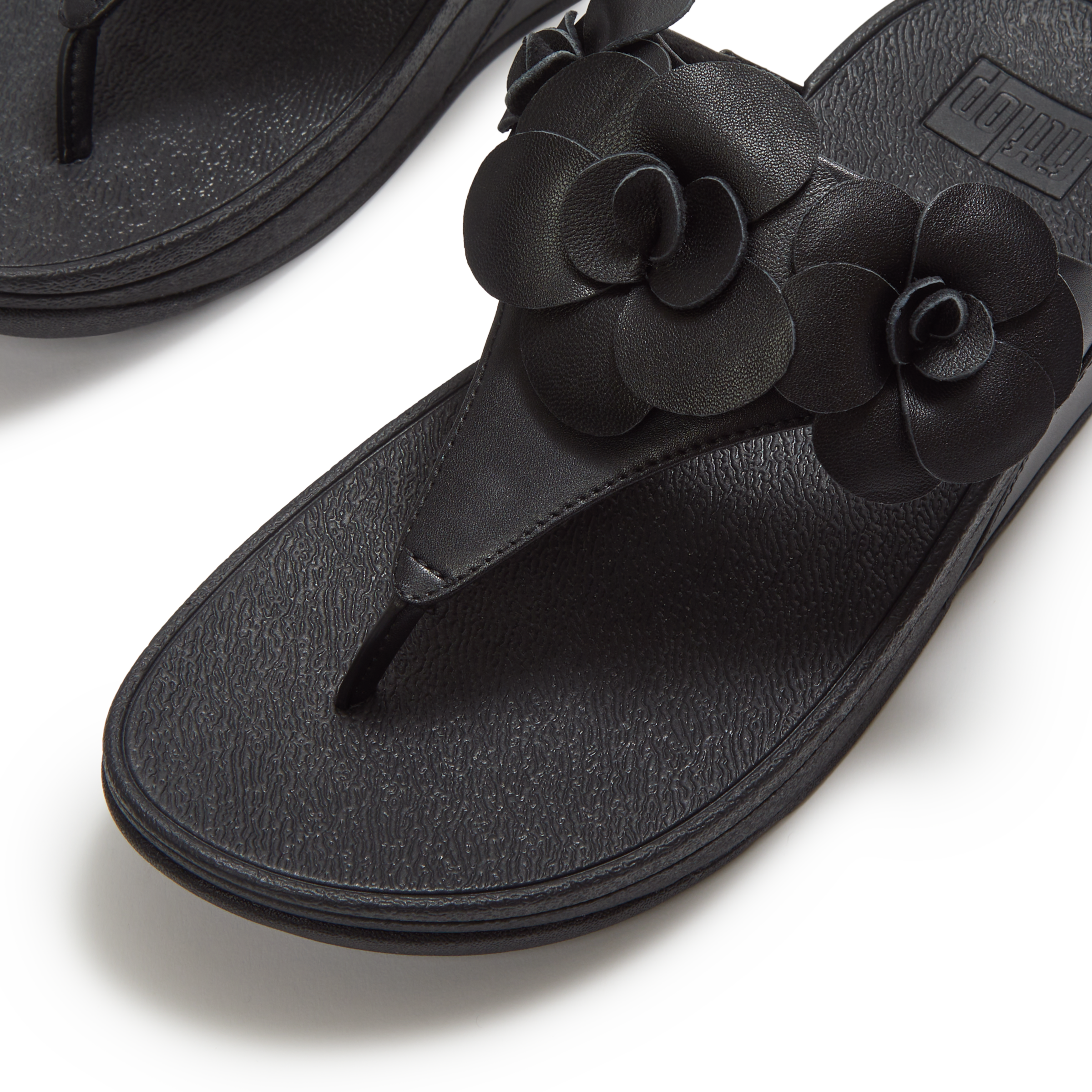 Fitflop Dianette »LULU FLOWER TOE-POST SANDALS«  Keilabsatz, Zehentrenner, Sommerschuh mit modischer Blütenverzierung
