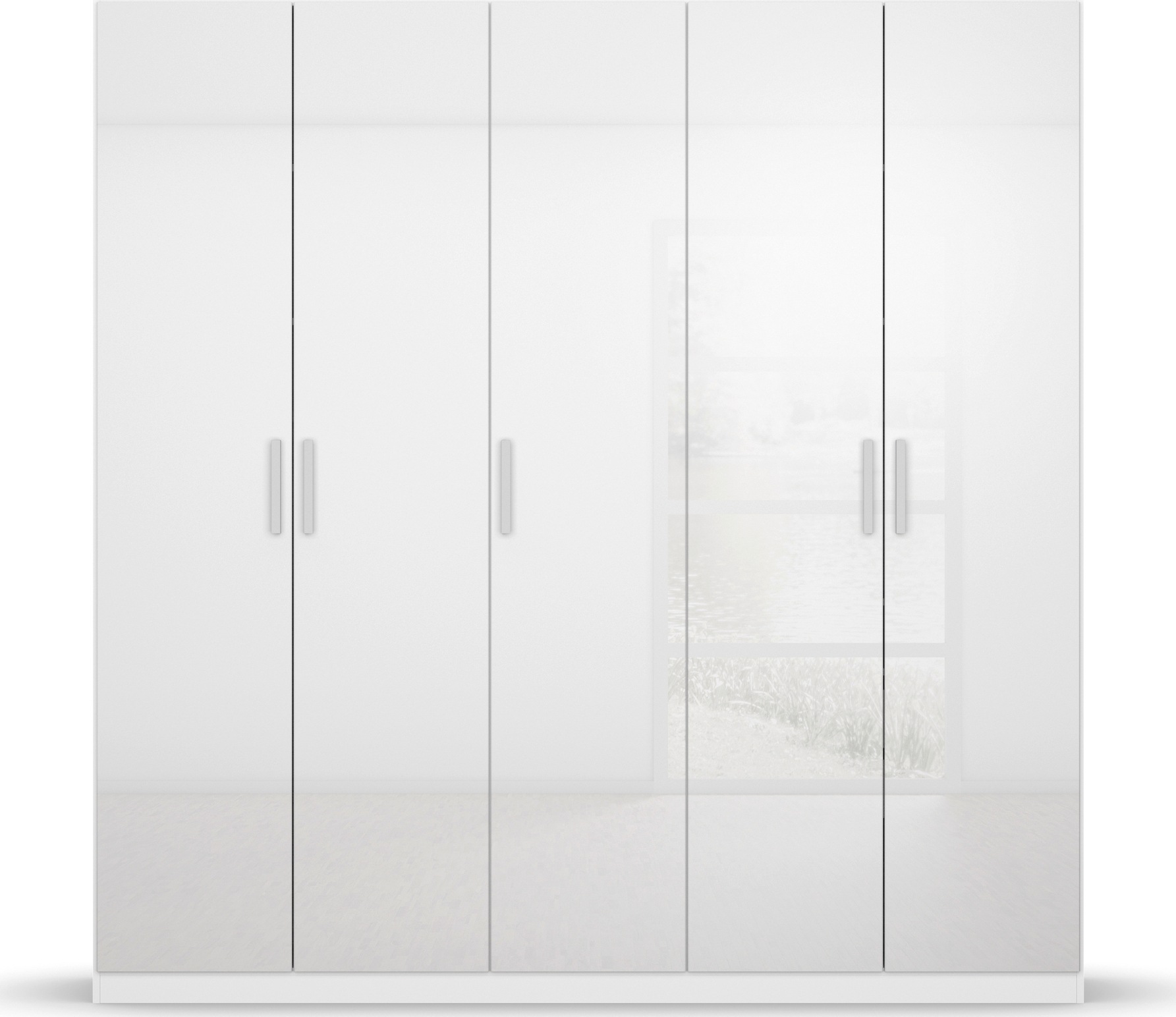 rauch Drehtürenschrank »Kleiderschrank Schrank Garderobe KOLUNA mit Hochglanz-Front«, (Breiten 181/226/271/315 cm Höhen 210/229 cm), Hochglanzfront, inkl. 2 Innenschubladen sowie extra Böden