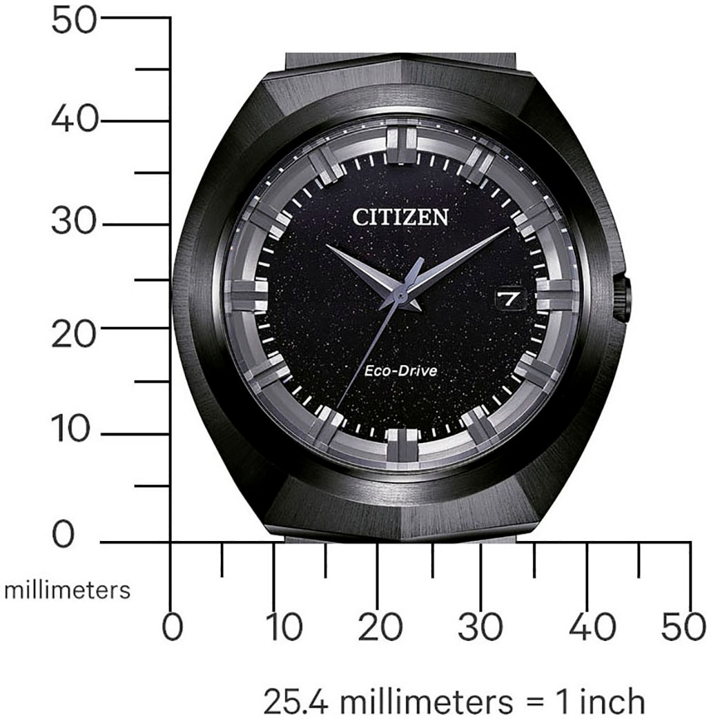 Citizen Solaruhr, Armbanduhr, Herrenuhr, Datum, Saphirglas, Edelstahlarmband