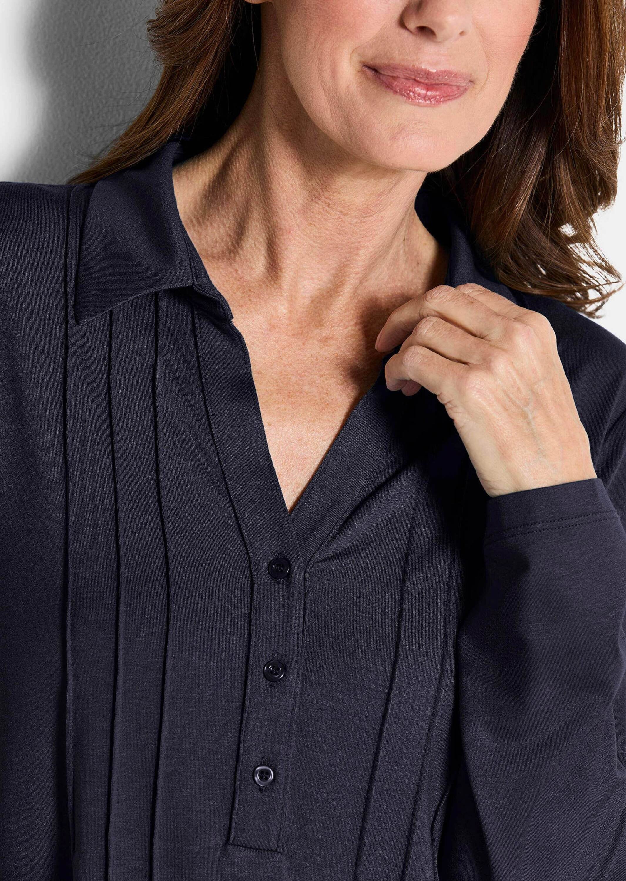 GOLDNER Langarmshirt »Tunika aus Viskose-Jersey«