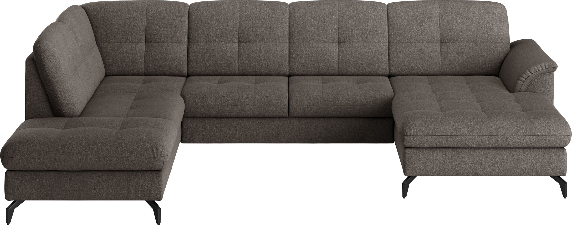 sit&more Wohnlandschaft »Zora U-Form«, wahlweise mit Bettfunktion und Bettkasten