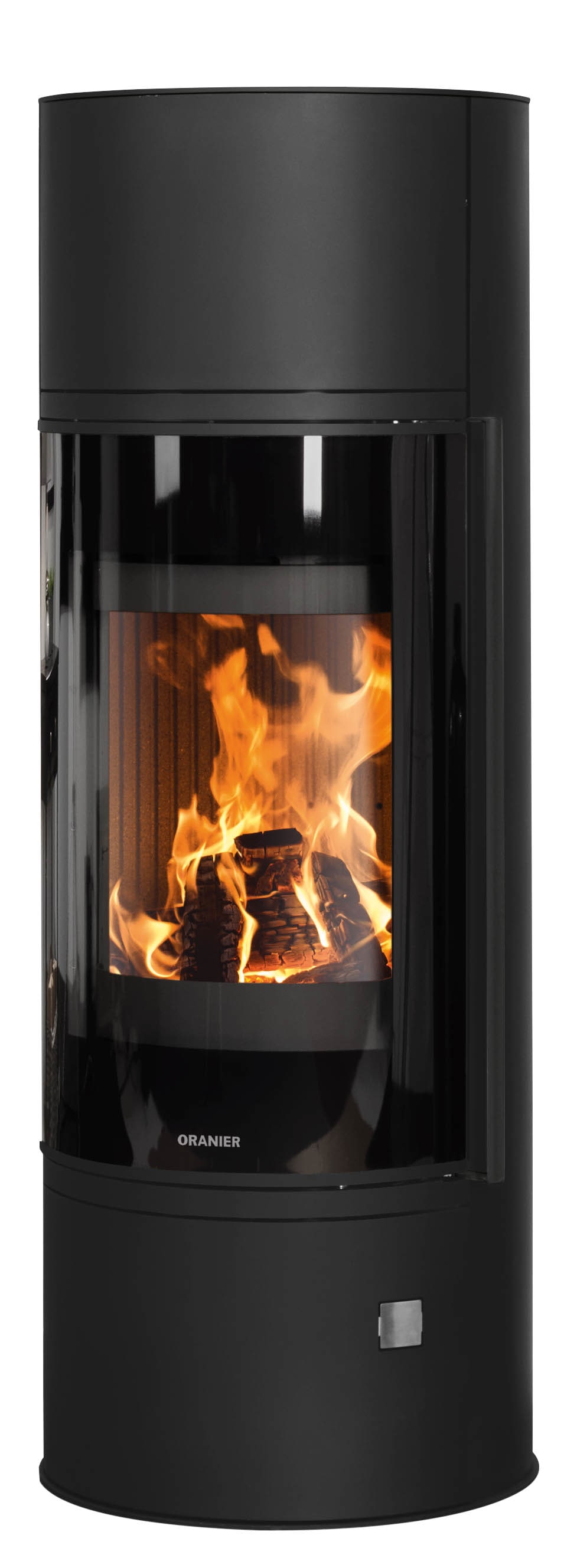 Oranier Kaminofen »»Arena Aqua 2.0«« 2 Stk. tlg. wasserführend, Abdeckplatte aus Stahl, schwarz