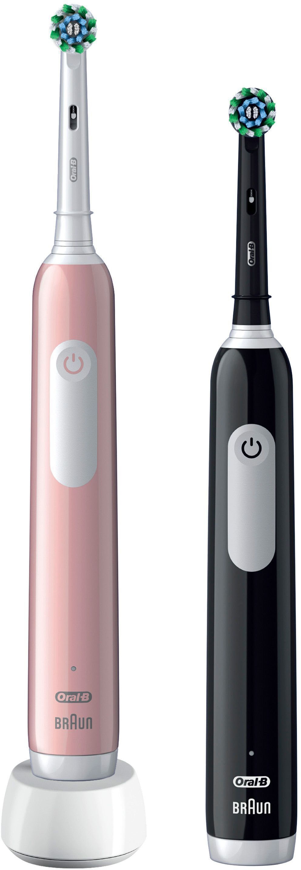 Oral-B Elektrische Zahnbürste »PRO Series 1 Doppelpack« 2 Stk. Aufsteckbürsten Drucksensor