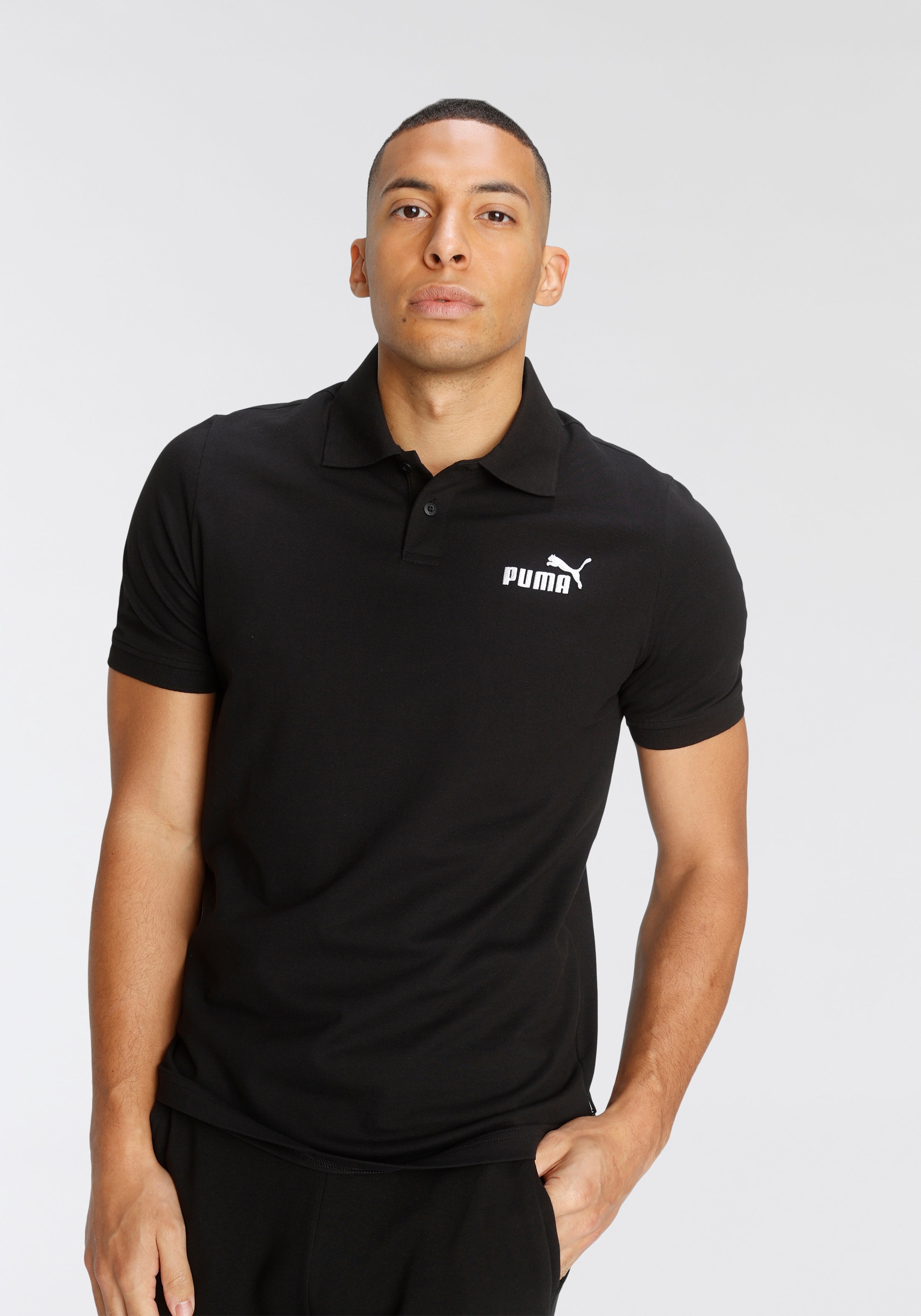 PUMA Poloshirt »PIQUÉ POLO BLACK«