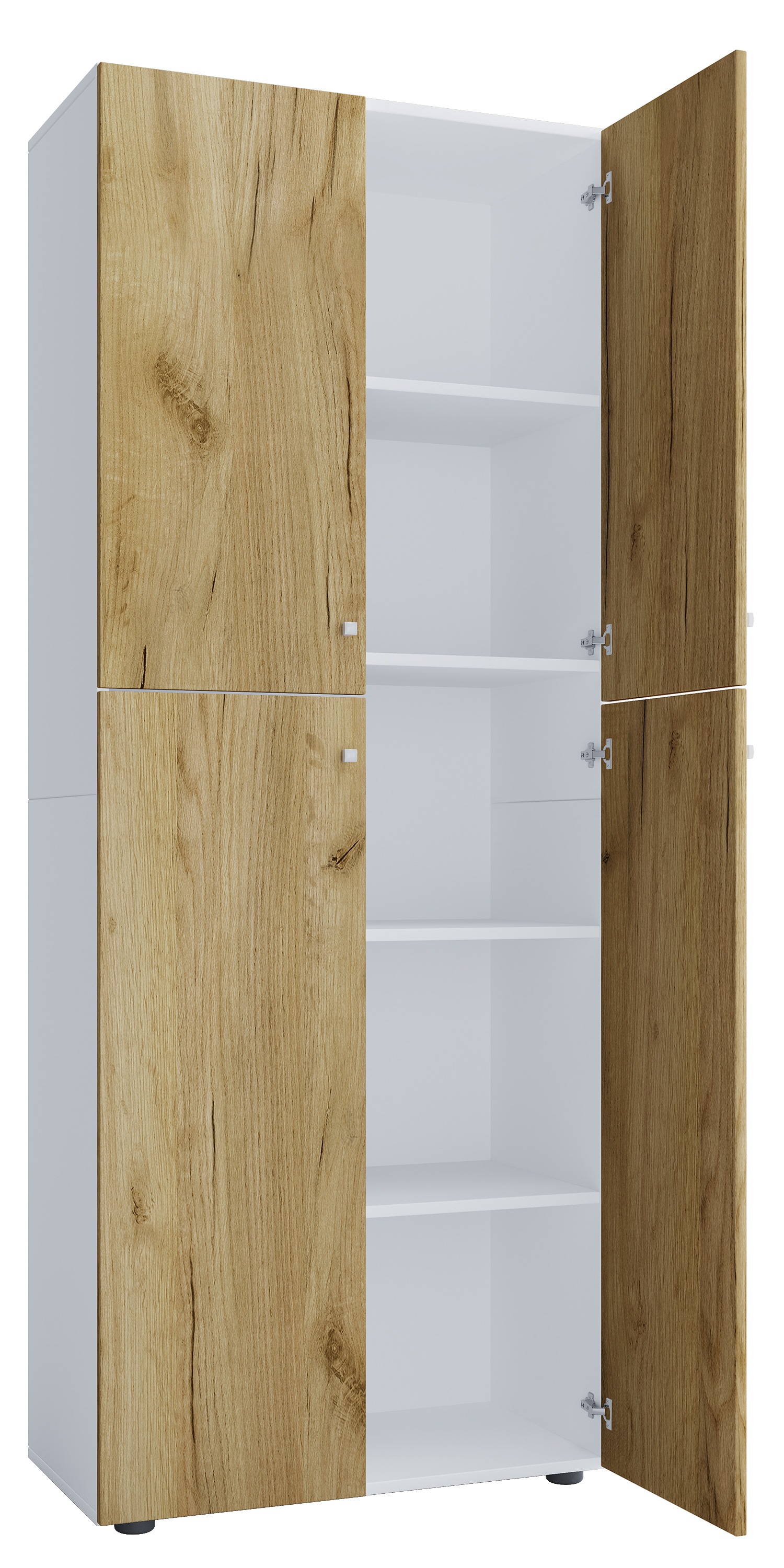 VCM Aktenschrank »VCM Büroschrank mit 5 Fächern | moderner Aktenschrank mit Drehtüren | Maße ca. B. 70 x H. 184 x T. 40 cm ¿ Lona 5-Fach«, (1 St.)