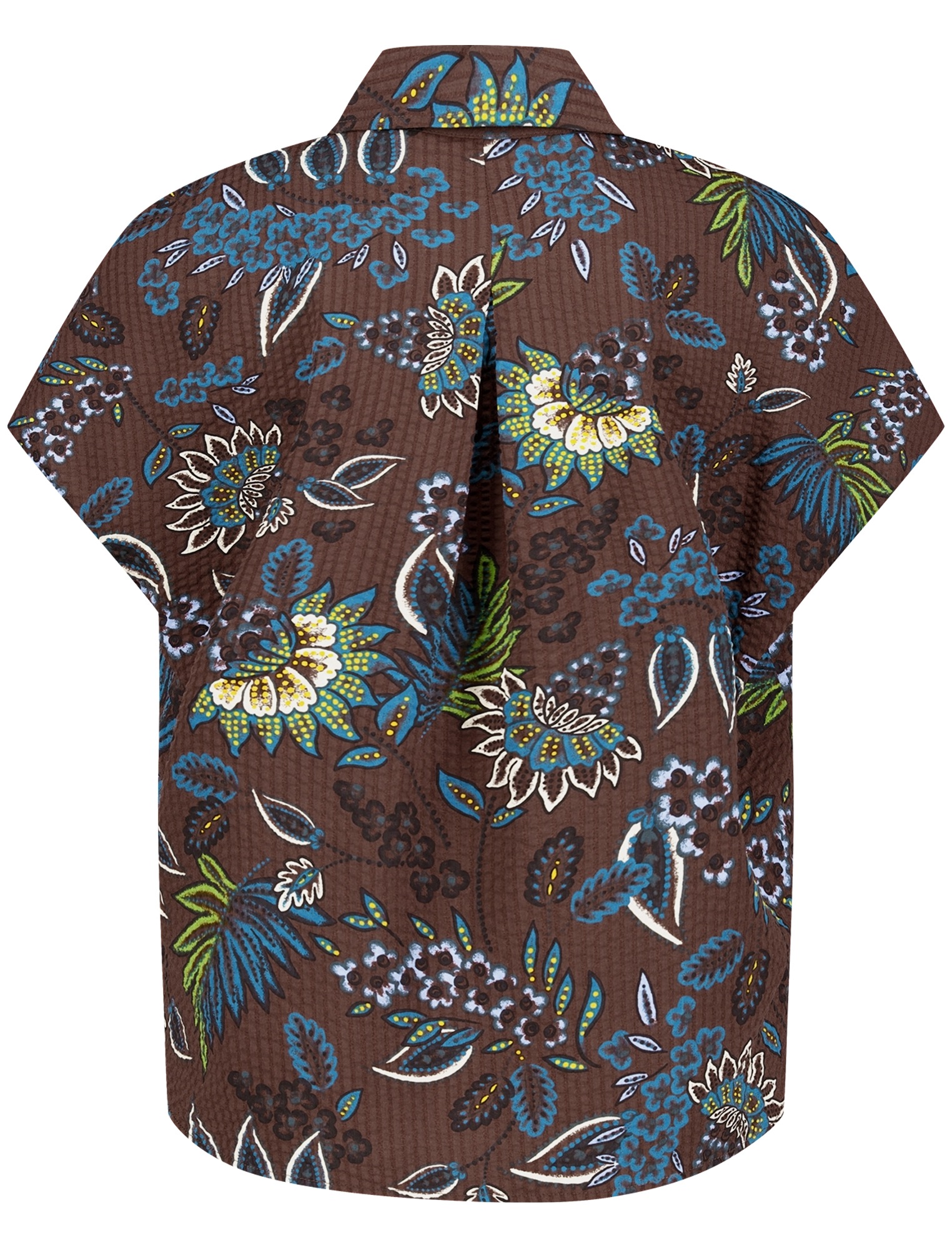 Zero Klassische Bluse »Bluse kurzarm mit Print«