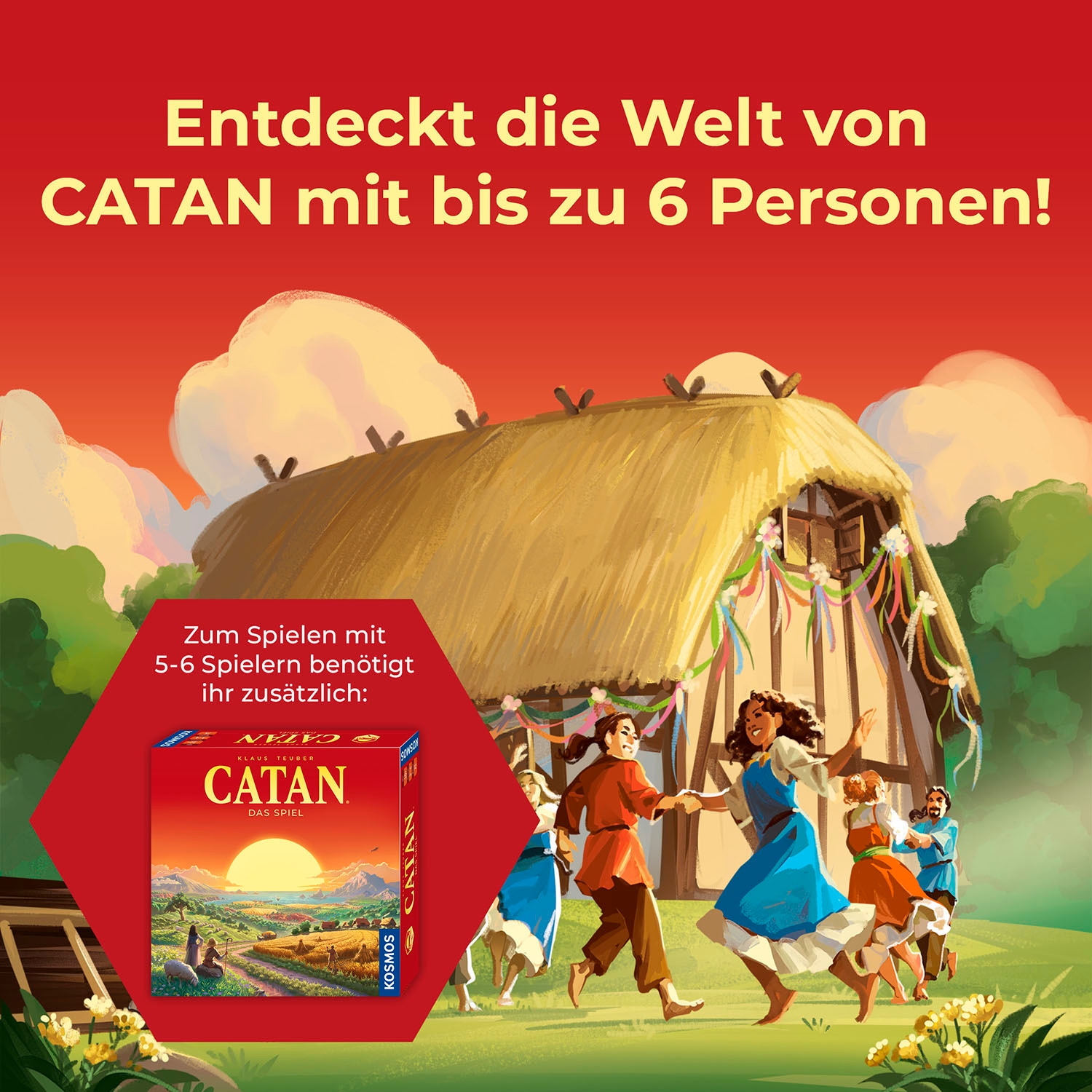 Kosmos Spiel »CATAN Das Spiel 5/6«, Made in Germany