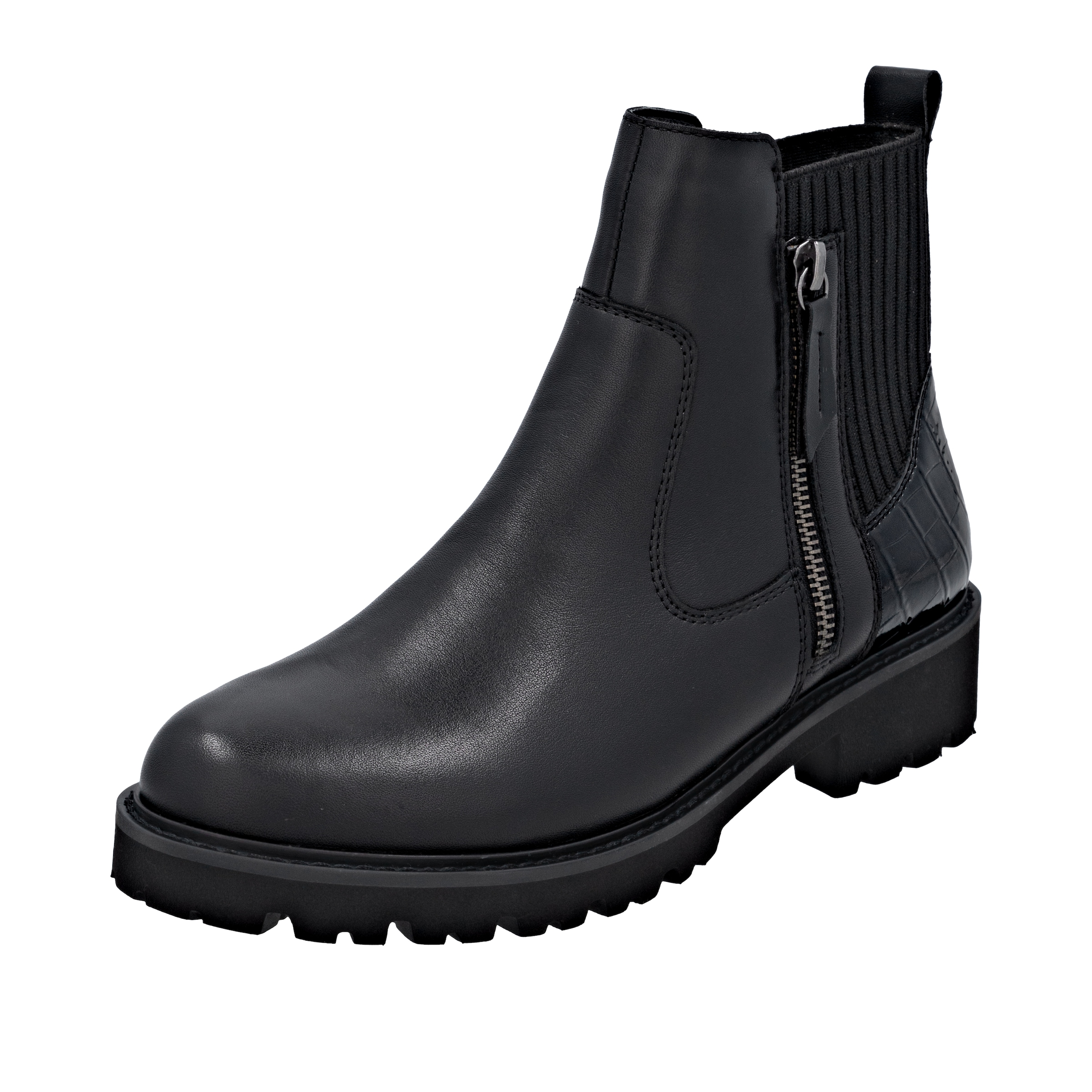 Remonte Chelseaboots  Stiefelette, Boots, Profilsohle, Blockabsatz, mit Innenreißverschluss