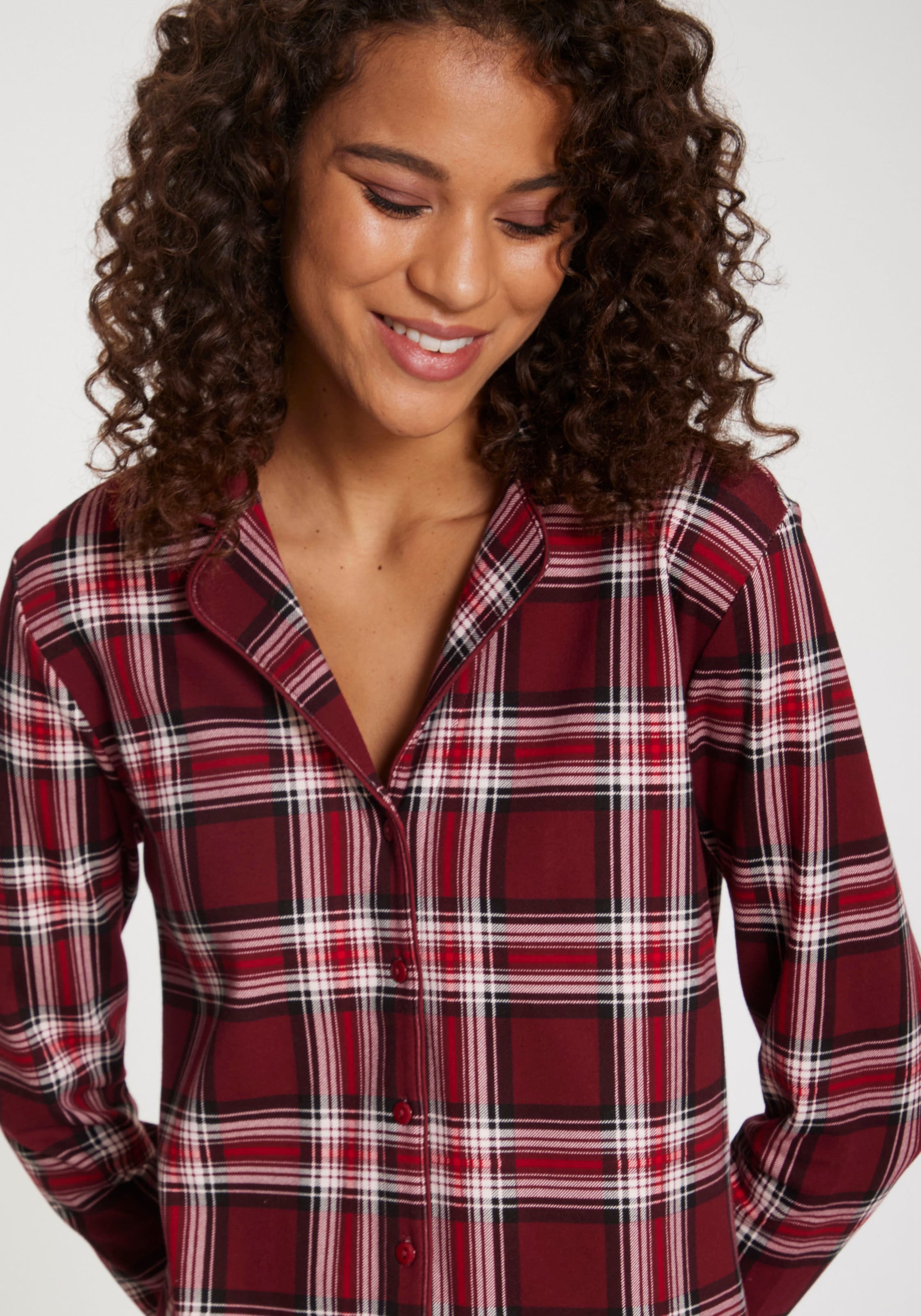 LASCANA Pyjama, (Set, 3-teilig), incl. Schlafmaske