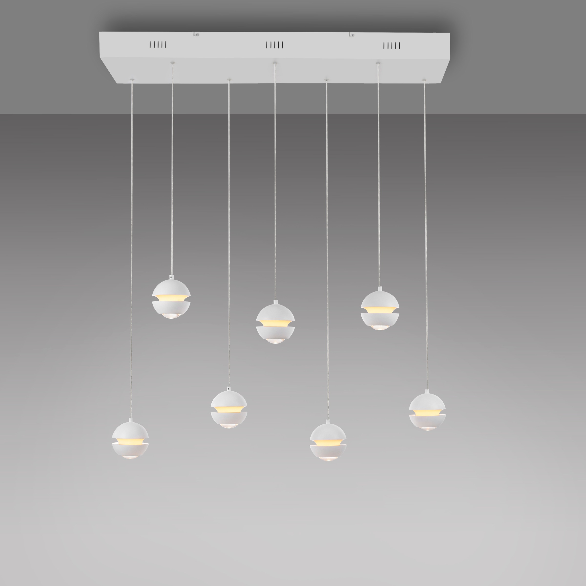 SCHÖNER WOHNEN-Kollektion LED Pendelleuchte »LINI« LED-Board 1 Stk. Warmweiß SCHÖNER WOHNEN Kollektion, 3-Stufen Dimmer, Comfort-Lift