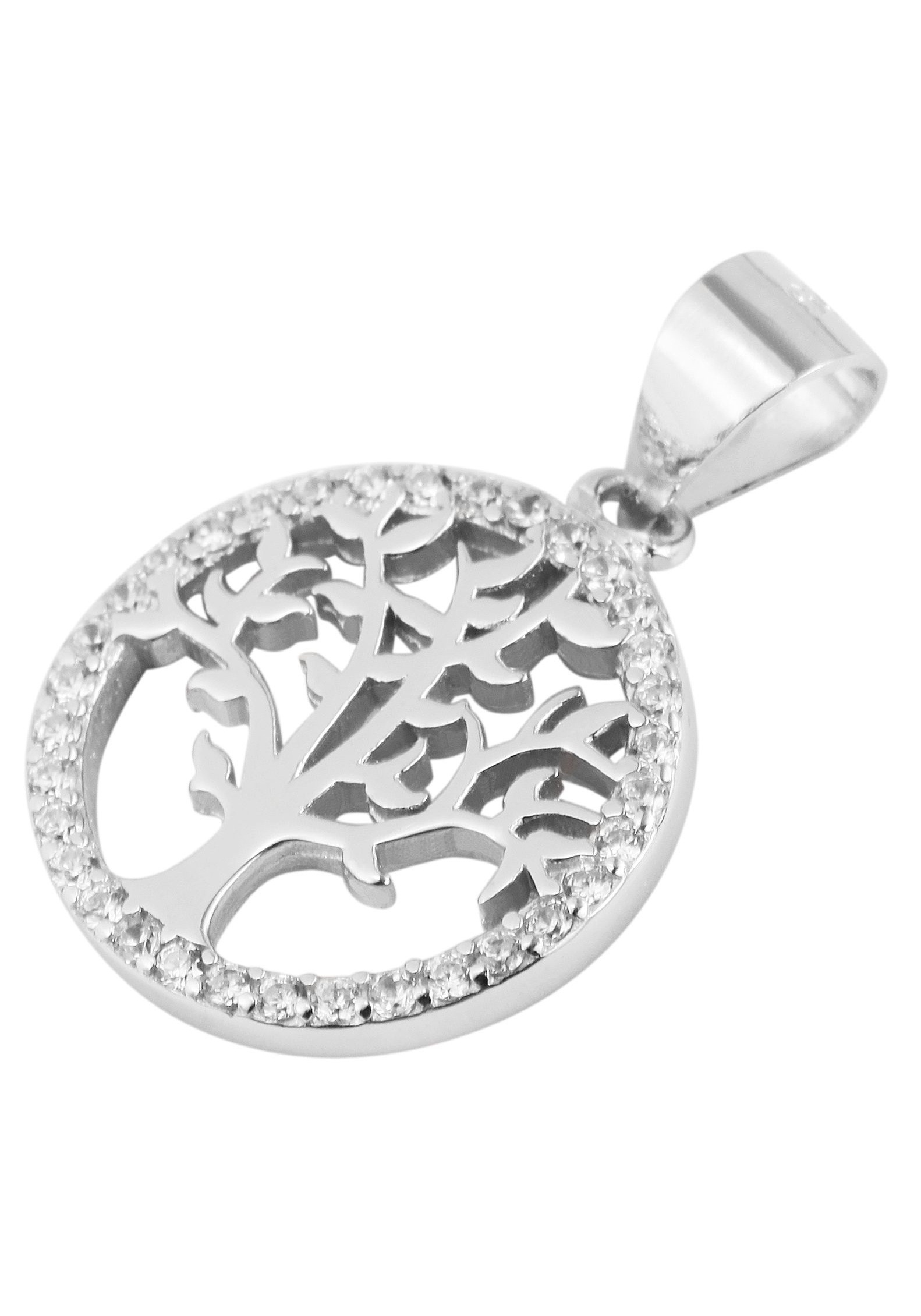 AKZENT Amulett »"Makis" aus 925 Sterlingsilber, rhodiniert, langlebig«