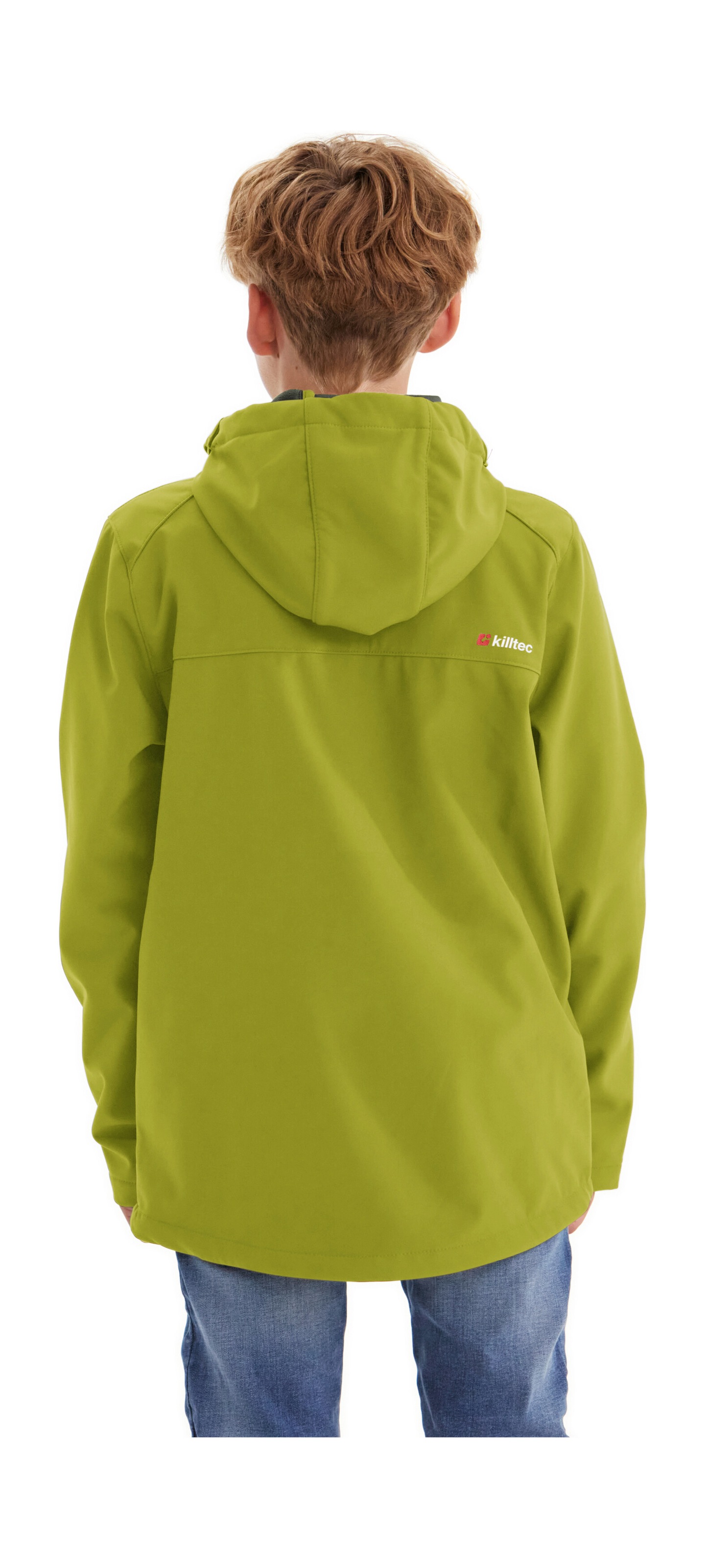 Killtec Softshelljacke »Boys Softshelljacke«, Wasserabweisende Softshelljacke mit Kapuze, Fleece und PFAs-frei