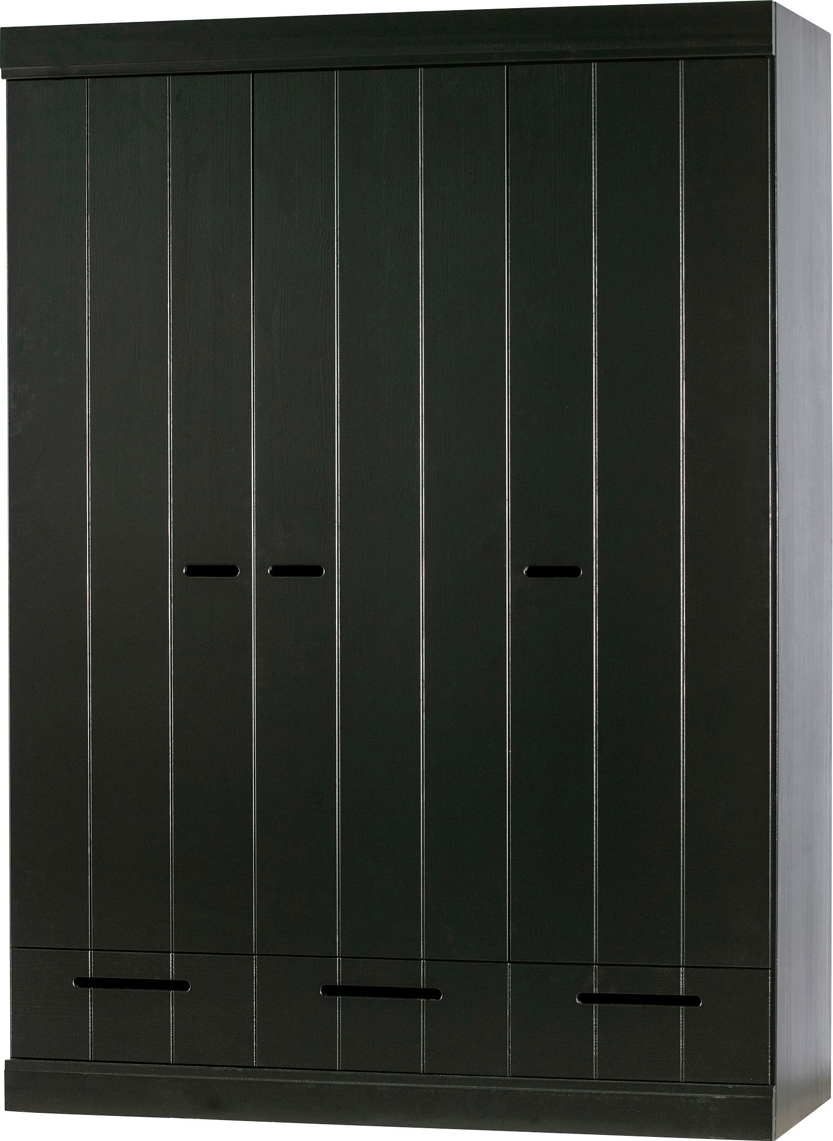 WOOOD Garderobenschrank »Connect«, B 140 cm x H 195 cm, Kiefer massiv