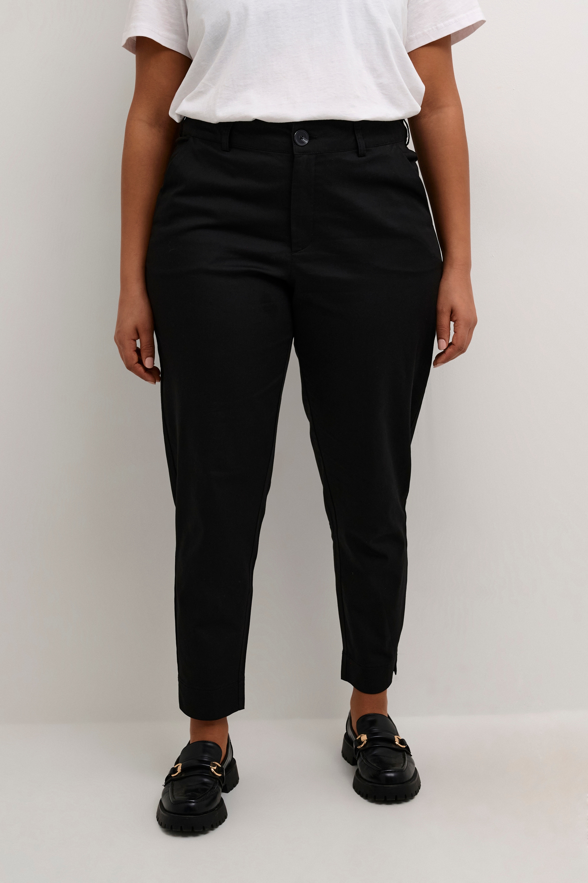 KAFFE Curve Stoffhose »Damen Casual Hose KCleana«