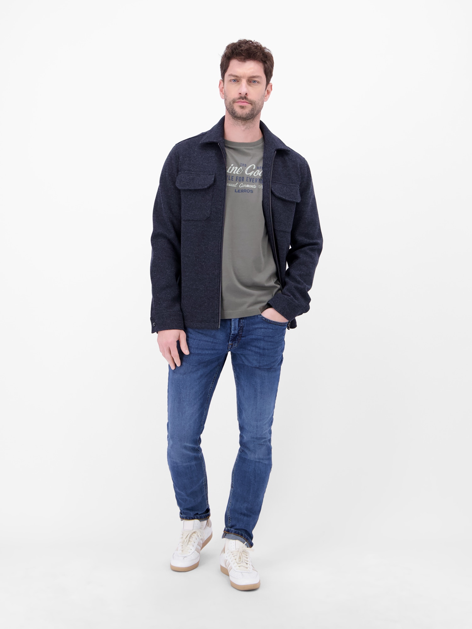 LERROS T-Shirt »T-Shirt in Jersey-Qualität mit Print«