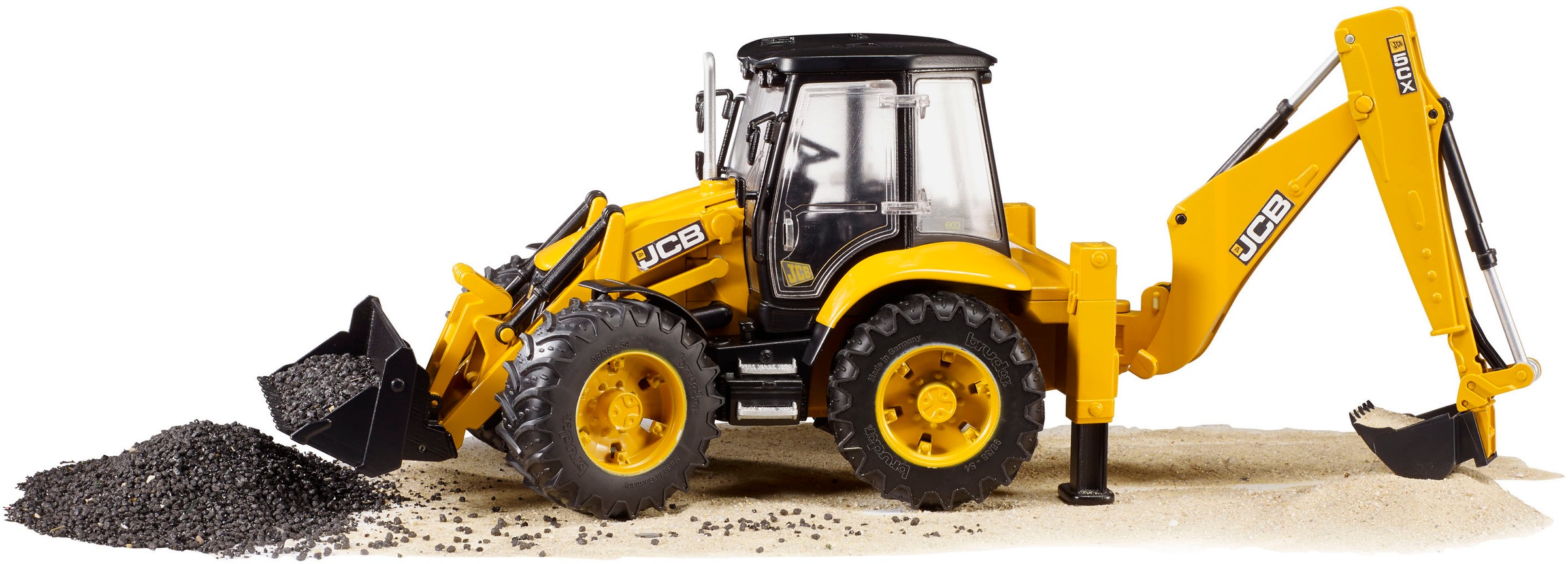 Bruder® Spielzeug-Bagger »JCB 5CX eco Baggerlader 41 cm (02454)« Made in Europe