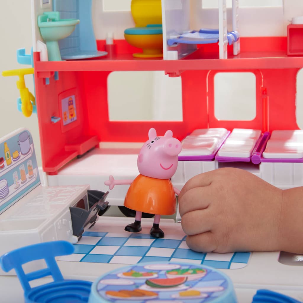 Hasbro Spielzeug-Auto »Peppa Pig, Wohnmobil von Familie Wutz«, mit Soundeffekten