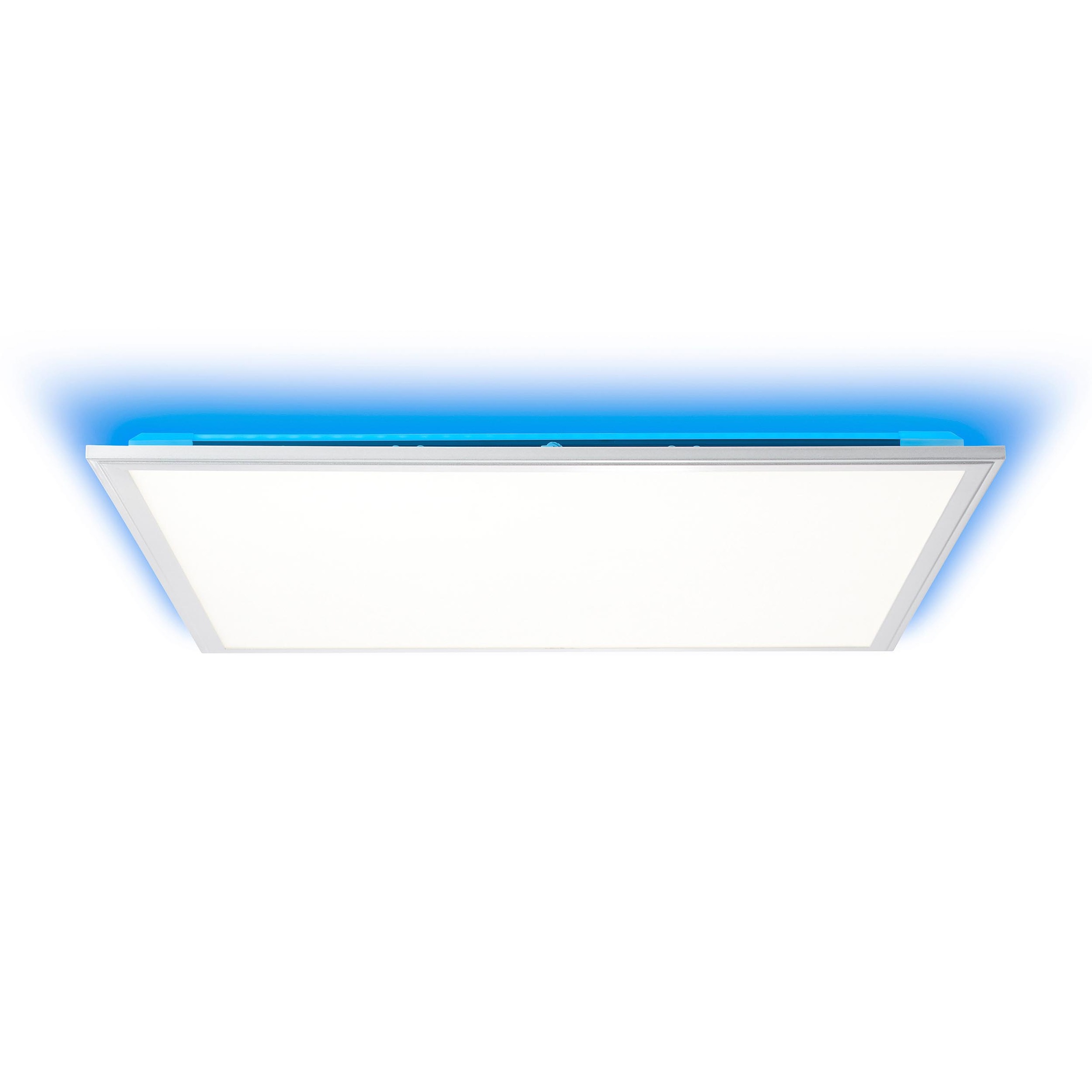 Brilliant LED Panel »Alissa«, 1 flammig, Leuchtmittel LED-Modul | LED fest integriert, LED Deckenaufbau-Paneel 60x60cm silber/weiß