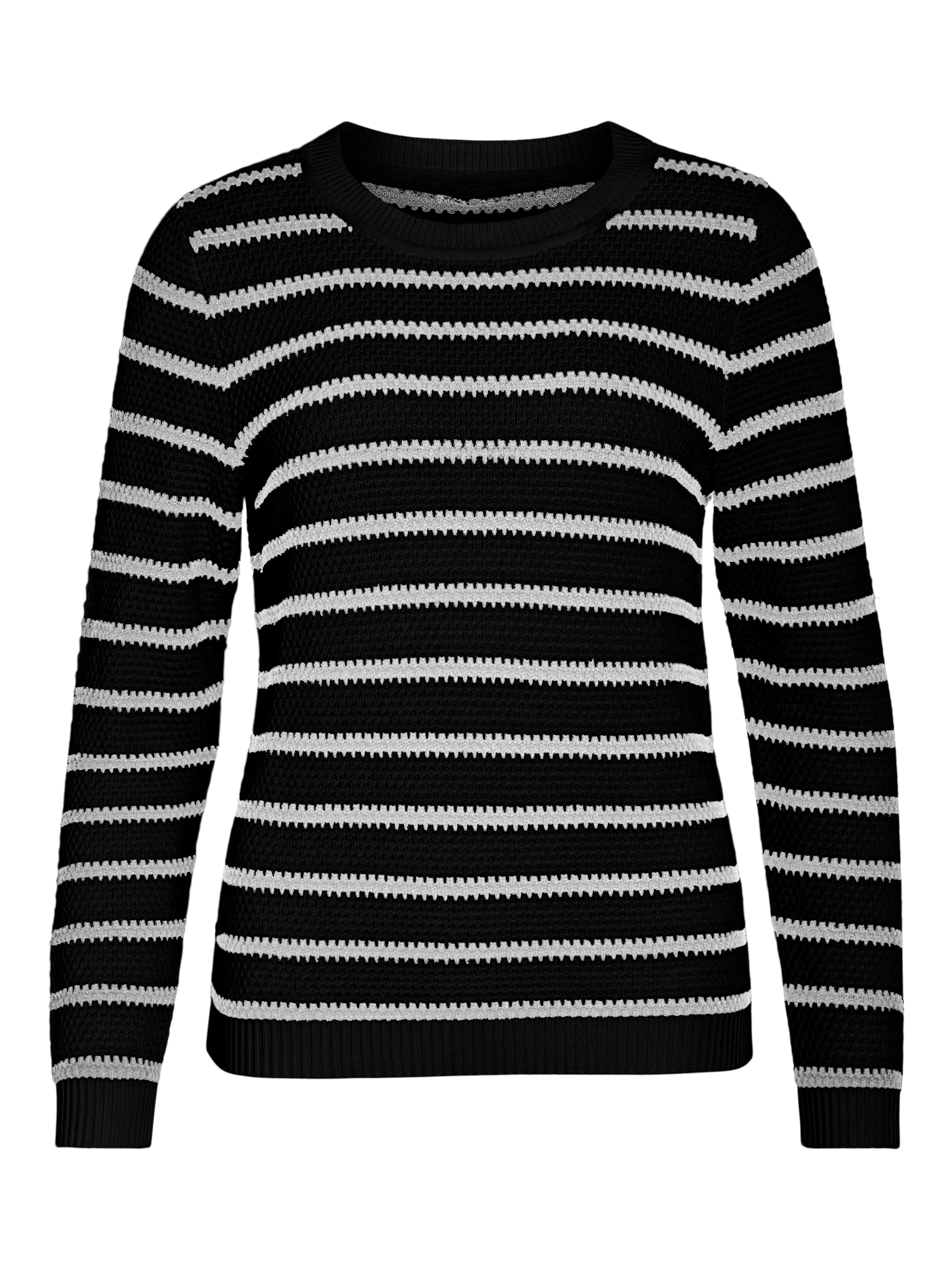 Vila Rundhalspullover »VIDALO O-NECK L/S STRIPE KNIT TOP- NOOS«