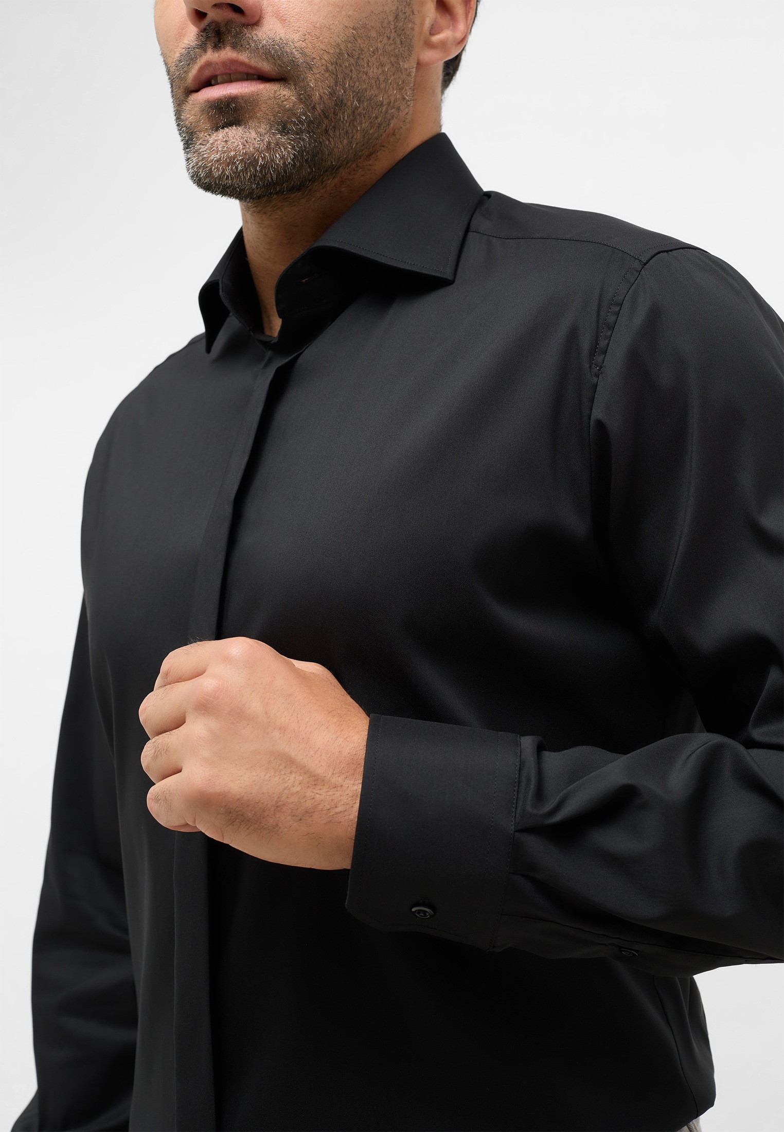 Eterna Langarmhemd »MODERN FIT« EASY IRON (bügelleicht)