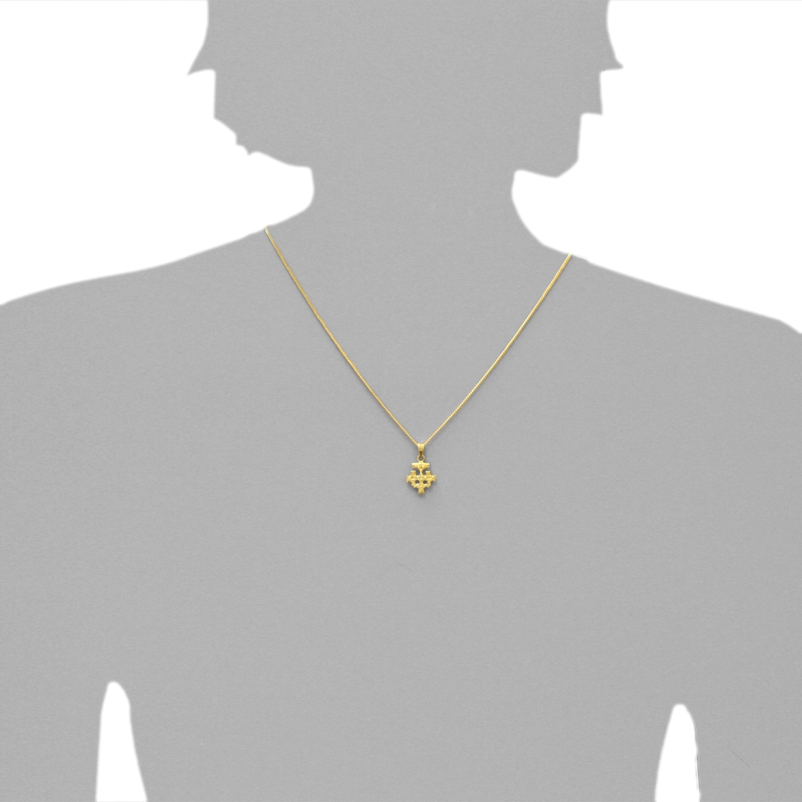 OSTSEE-SCHMUCK Kette und Anhänger Set »- Hiddensee 15 x 13 mm - Gold 333/000 -,«