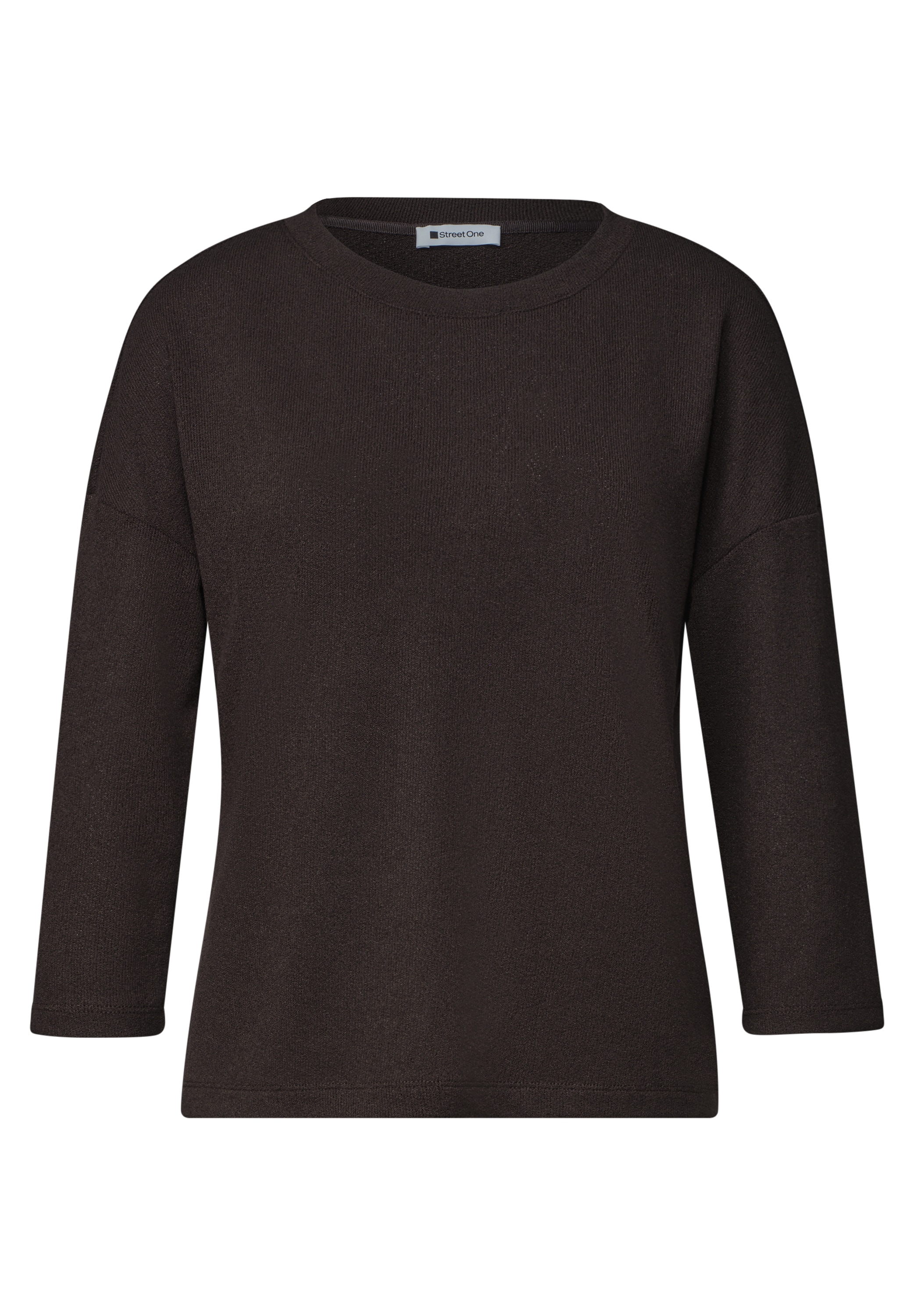 STREET ONE 3/4 Arm-Pullover 374-Arm-Shirt in Strick-Optik