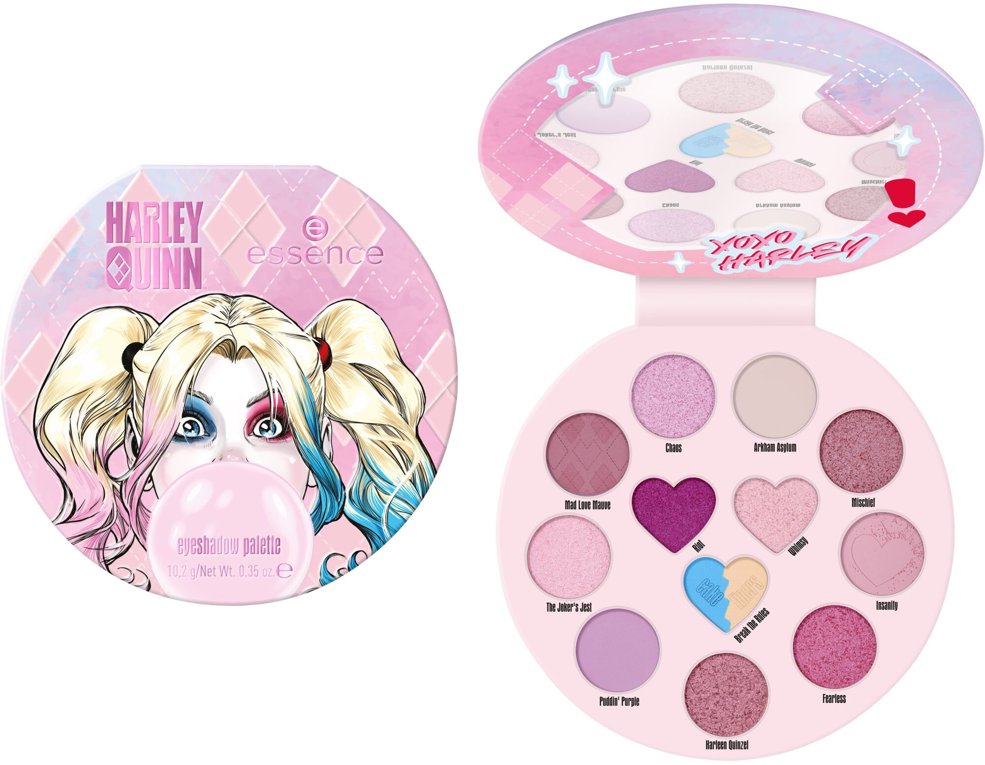 Lidschatten-Palette »Harley Quinn eyeshadow palette«