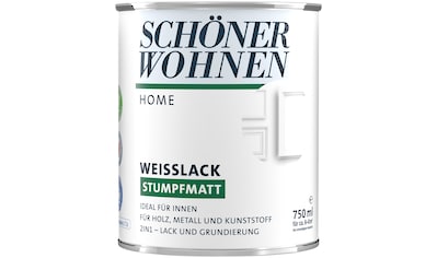 SCHÖNER WOHNEN-Kollektion Weißlack »Home«, (1), stumpfmatt, 750 ml, weiß kaufen