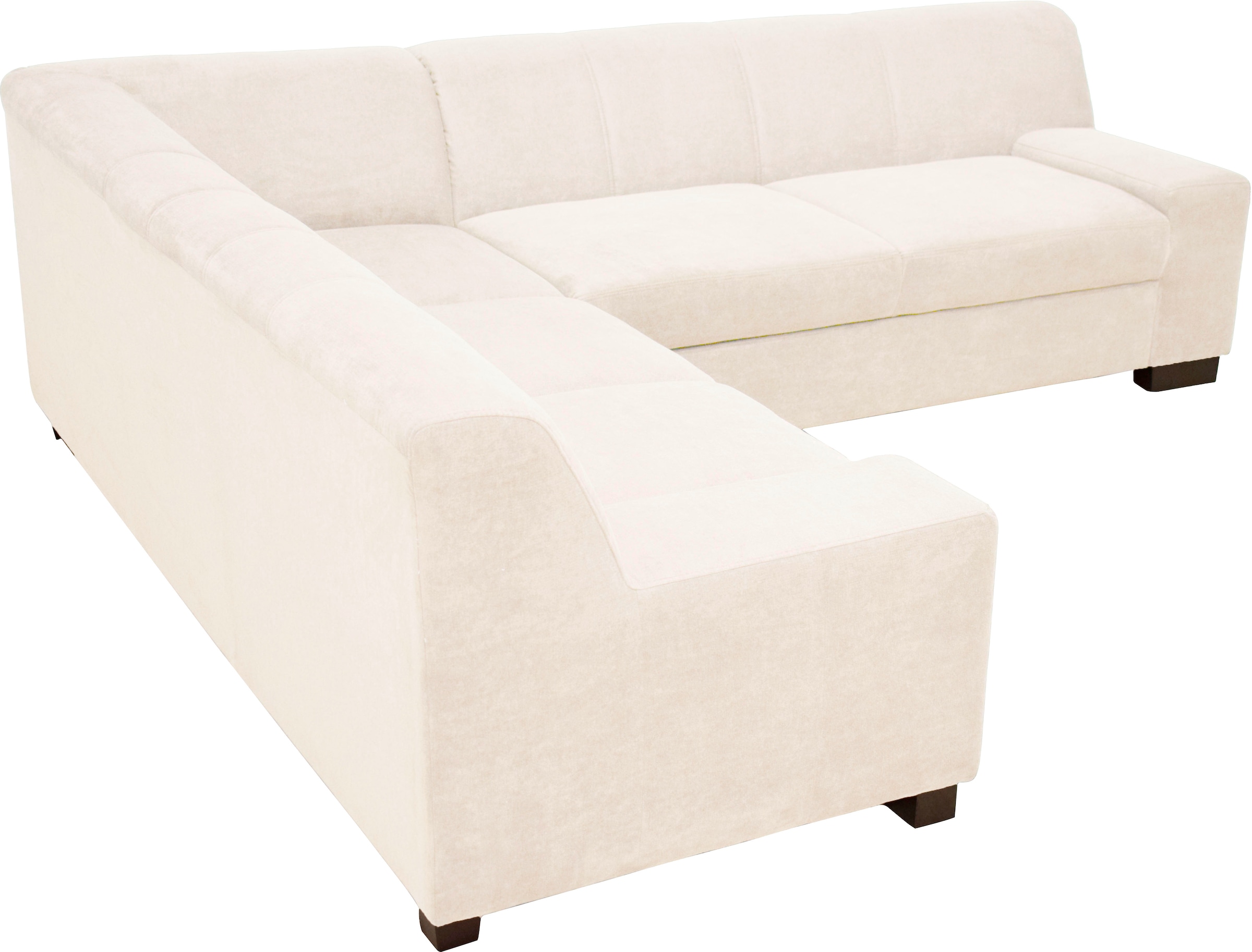 OTTO home Ecksofa »Faxxe 249 x 214 cm, auch mit Schlaffunktion« aus pflegeleichtem, weichem Bezugsstoff, L-Form